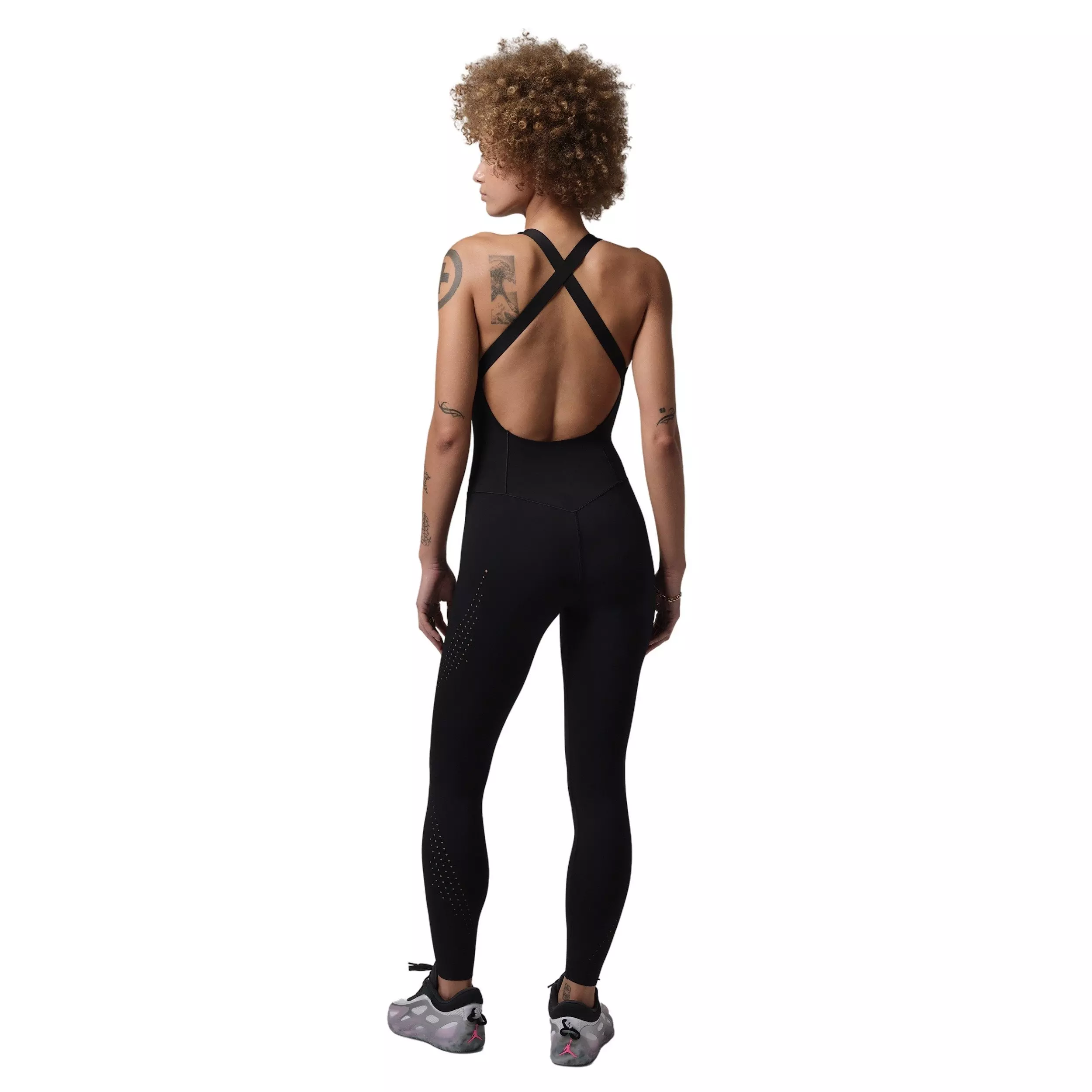 Jordan Women's Sport Flightweight Jumpsuit -Black - BLACK