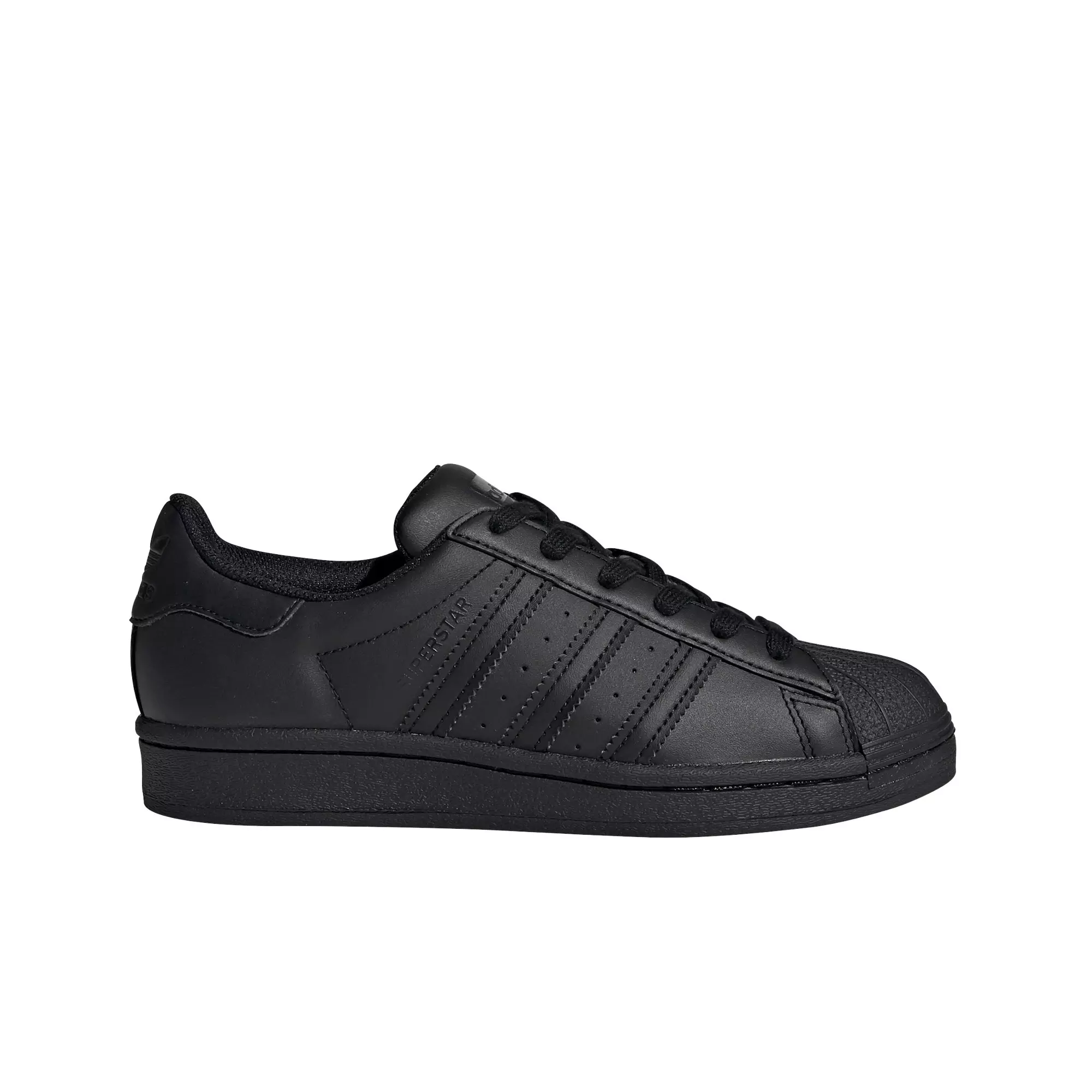 adidas superstar grade school black