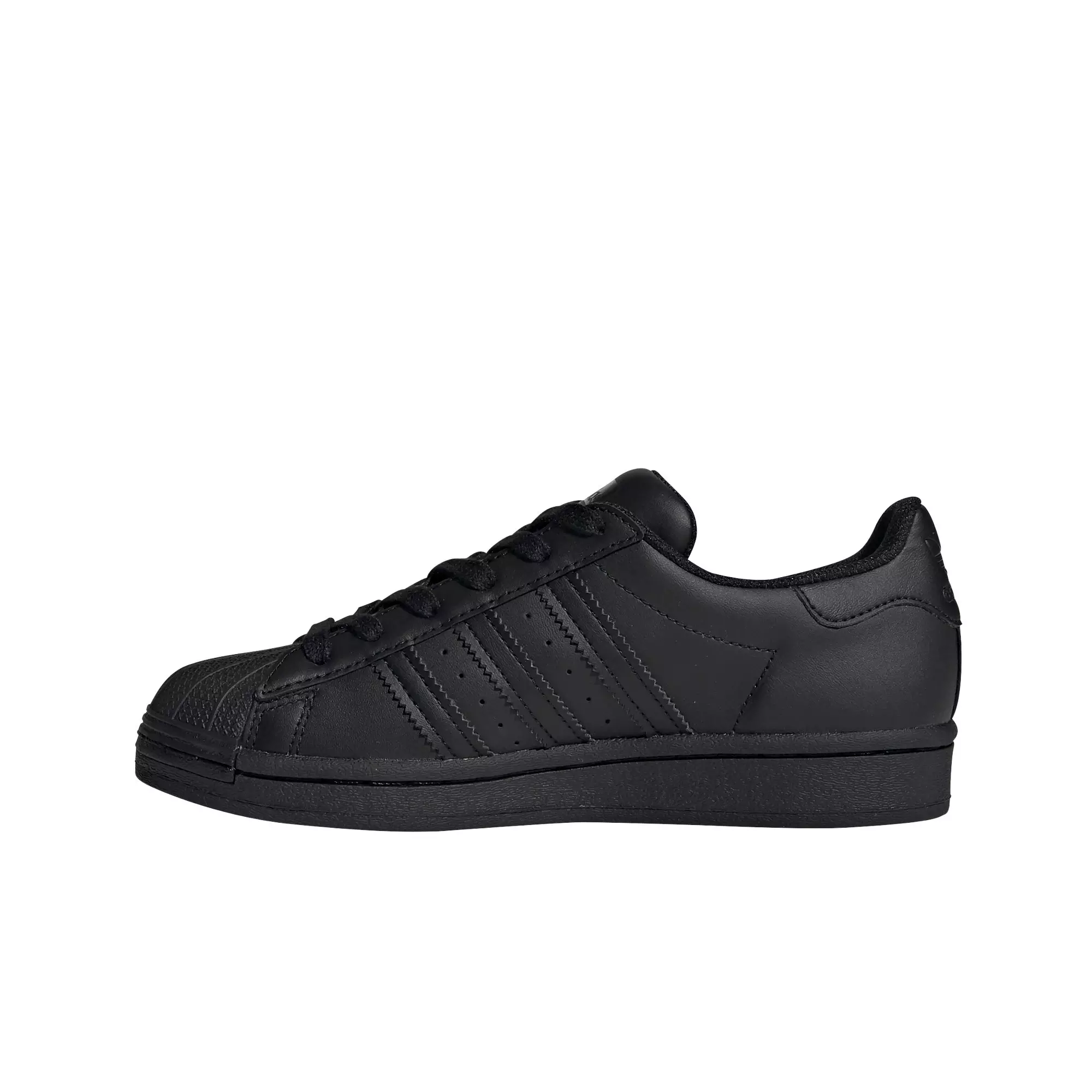 adidas Superstar "Core Black" Grade School Kids' Shoe - BLACK
