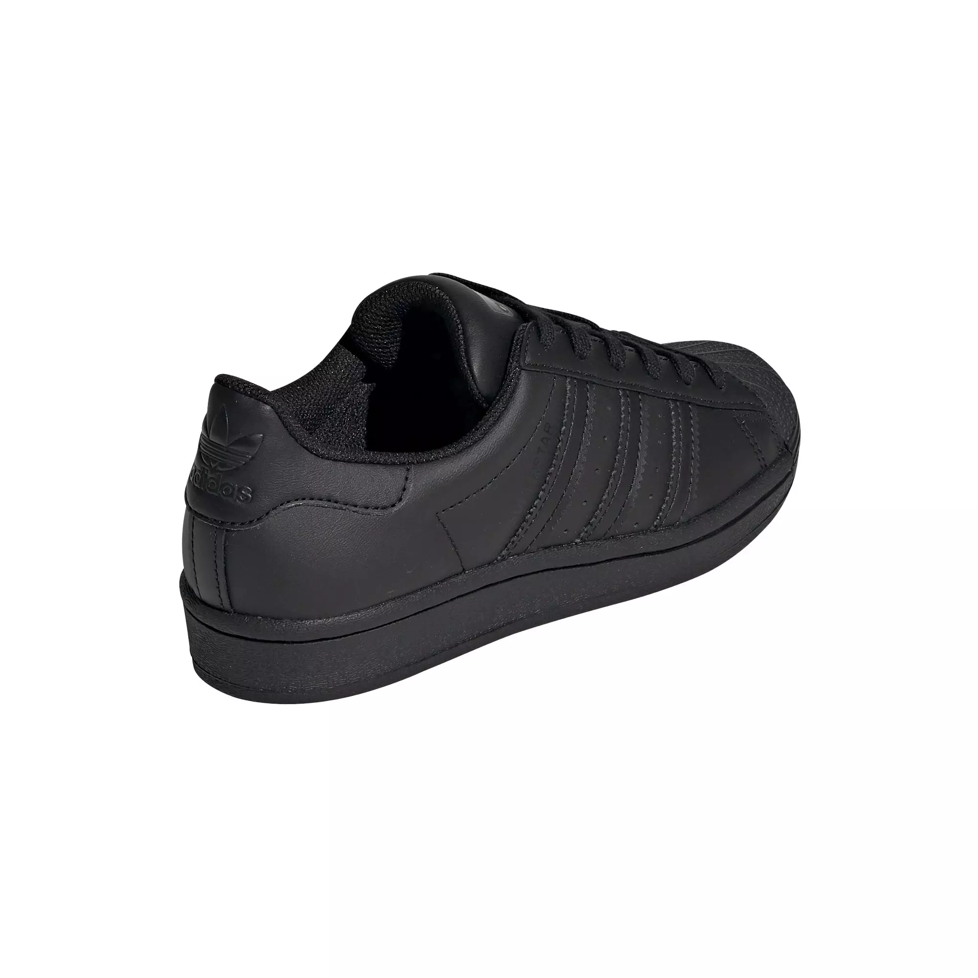 adidas Superstar "Core Black" Grade School Kids' Shoe - BLACK