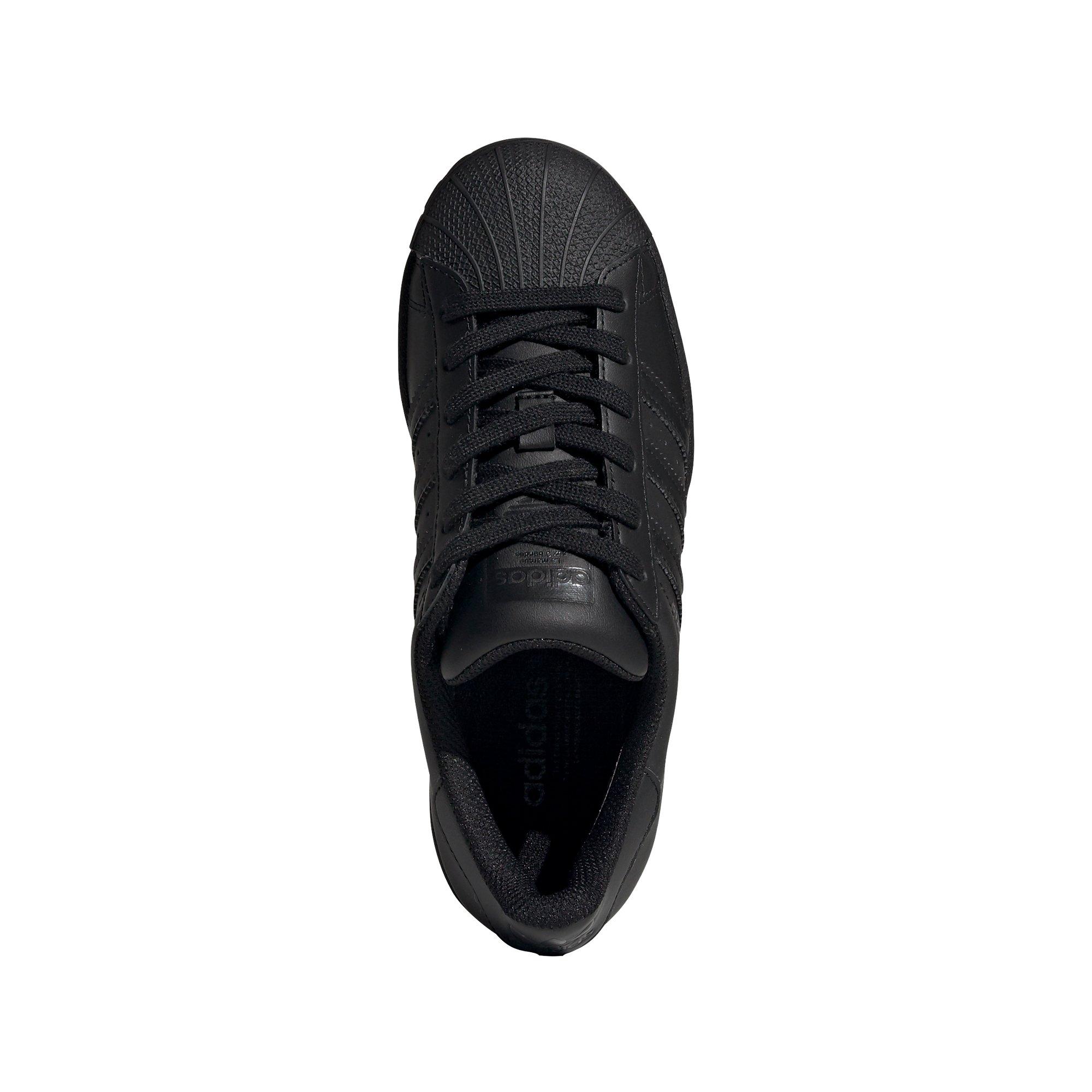 adidas Superstar "Core Black" Grade School Kids' Shoe - BLACK Thumbnail View 5