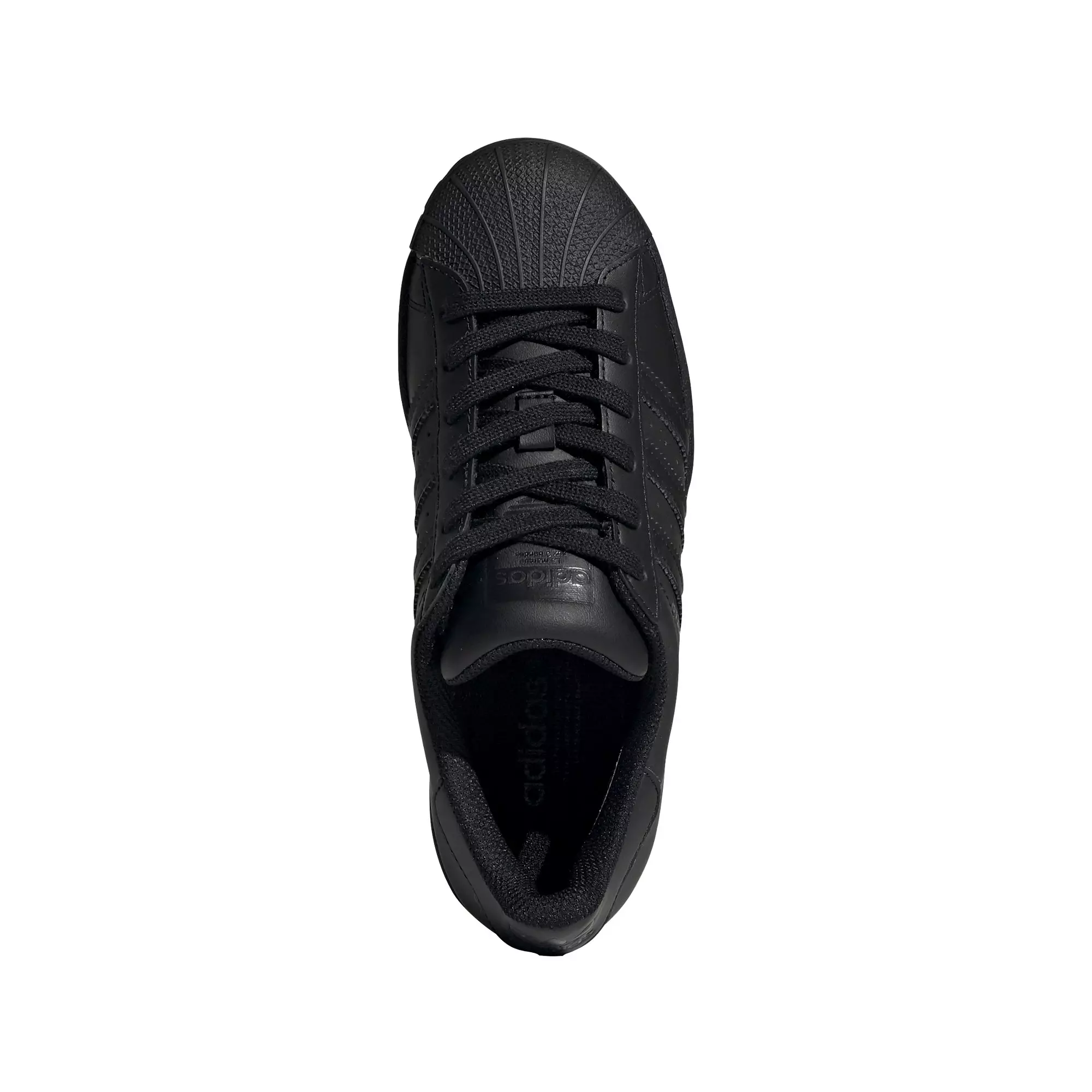 adidas Superstar "Core Black" Grade School Kids' Shoe - BLACK