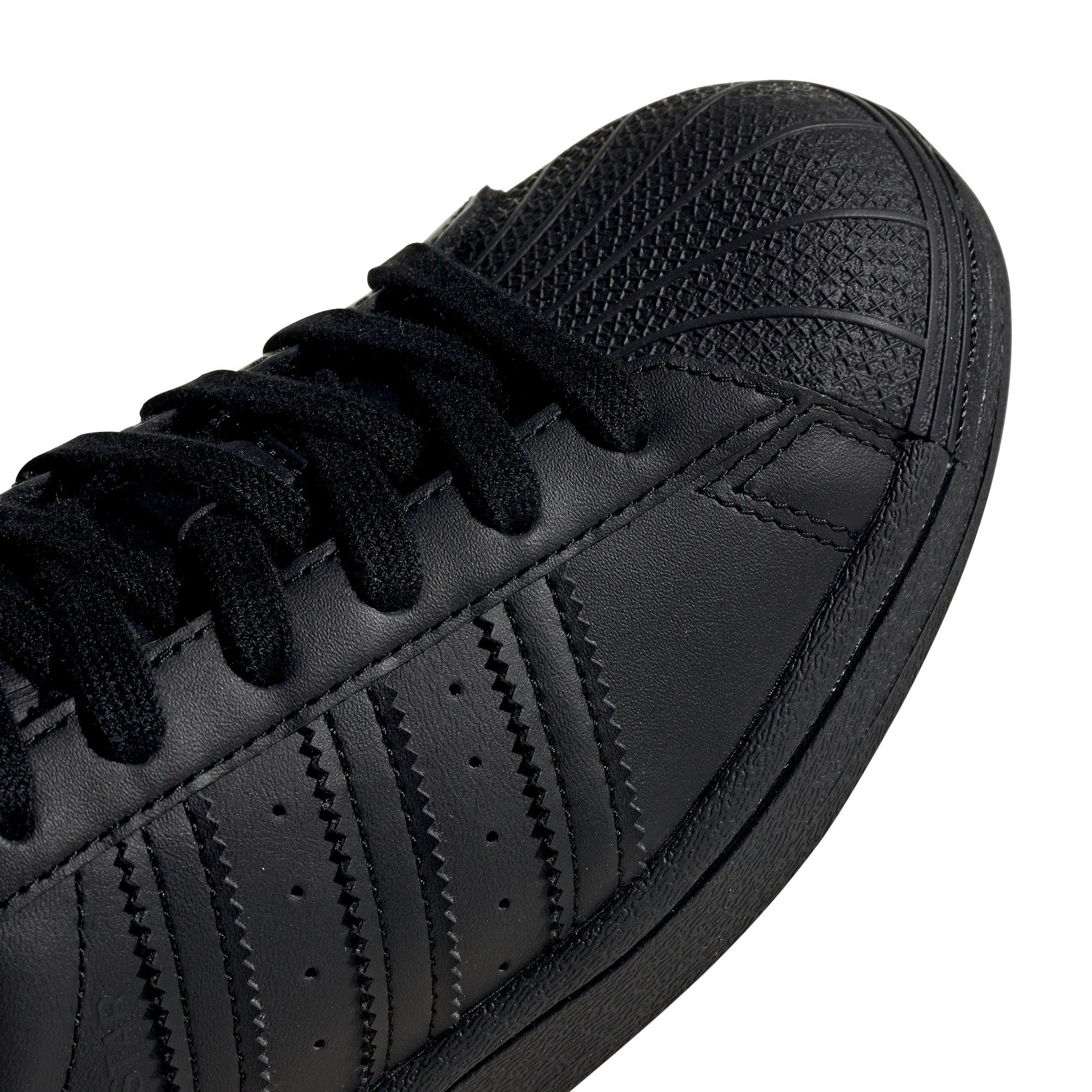 adidas Superstar "Core Black" Grade School Kids' Shoe - BLACK Thumbnail View 7