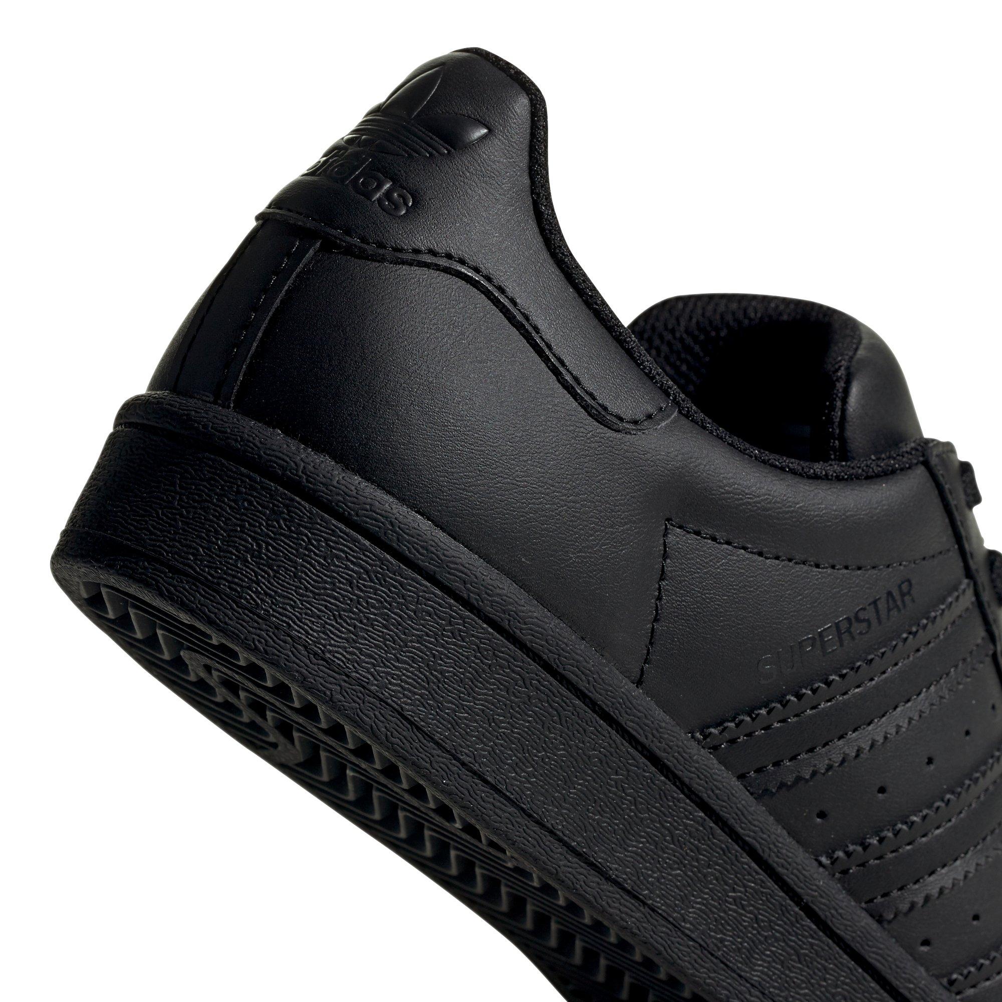 adidas Superstar "Core Black" Grade School Kids' Shoe - BLACK Thumbnail View 8