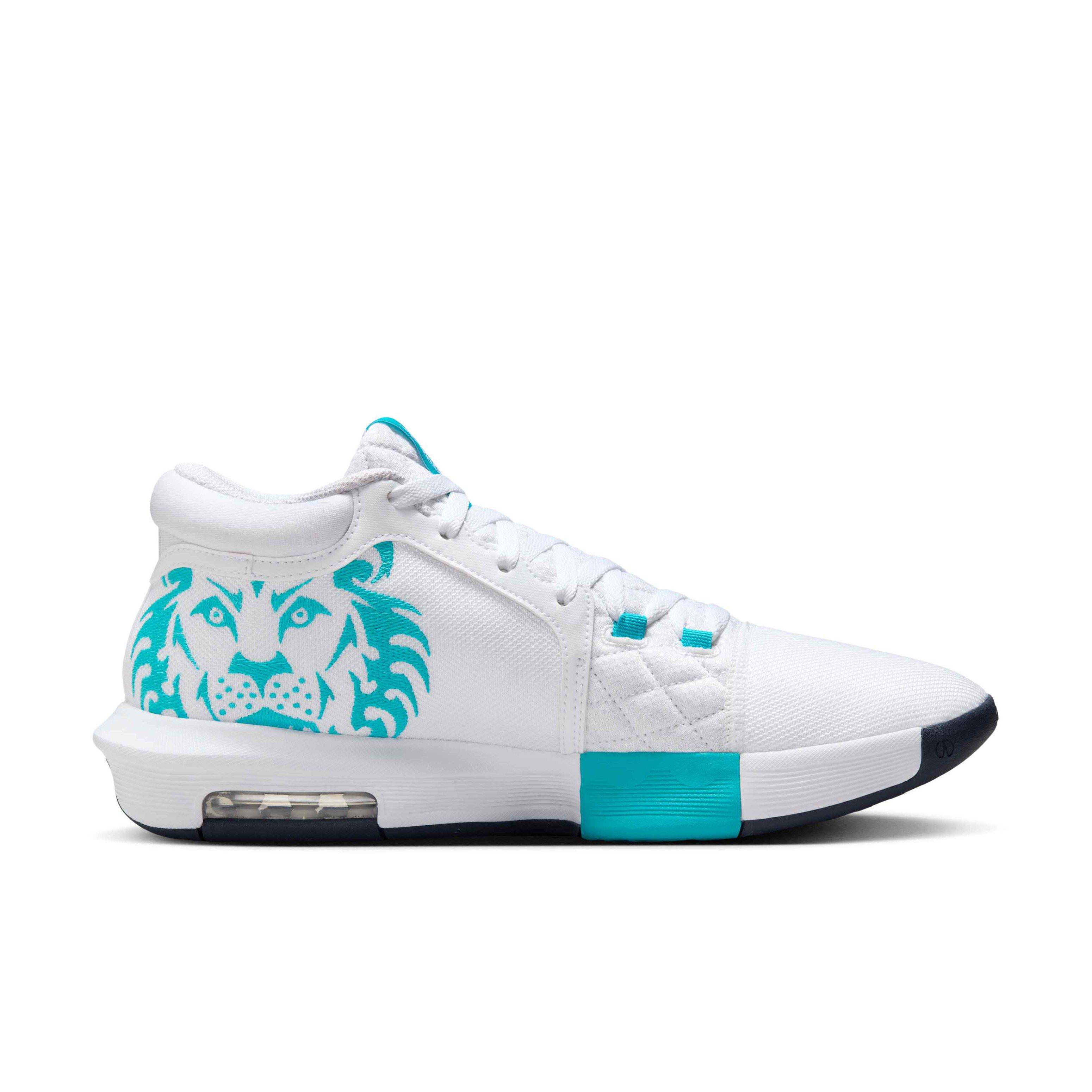 Nike LeBron James Witness 8 EP Shoes Mens Size 9.5 White Dusty Cactus HQ2139-101 Nike Lebron Witness 8 EP Dusty Cactus for Sale  main image 4