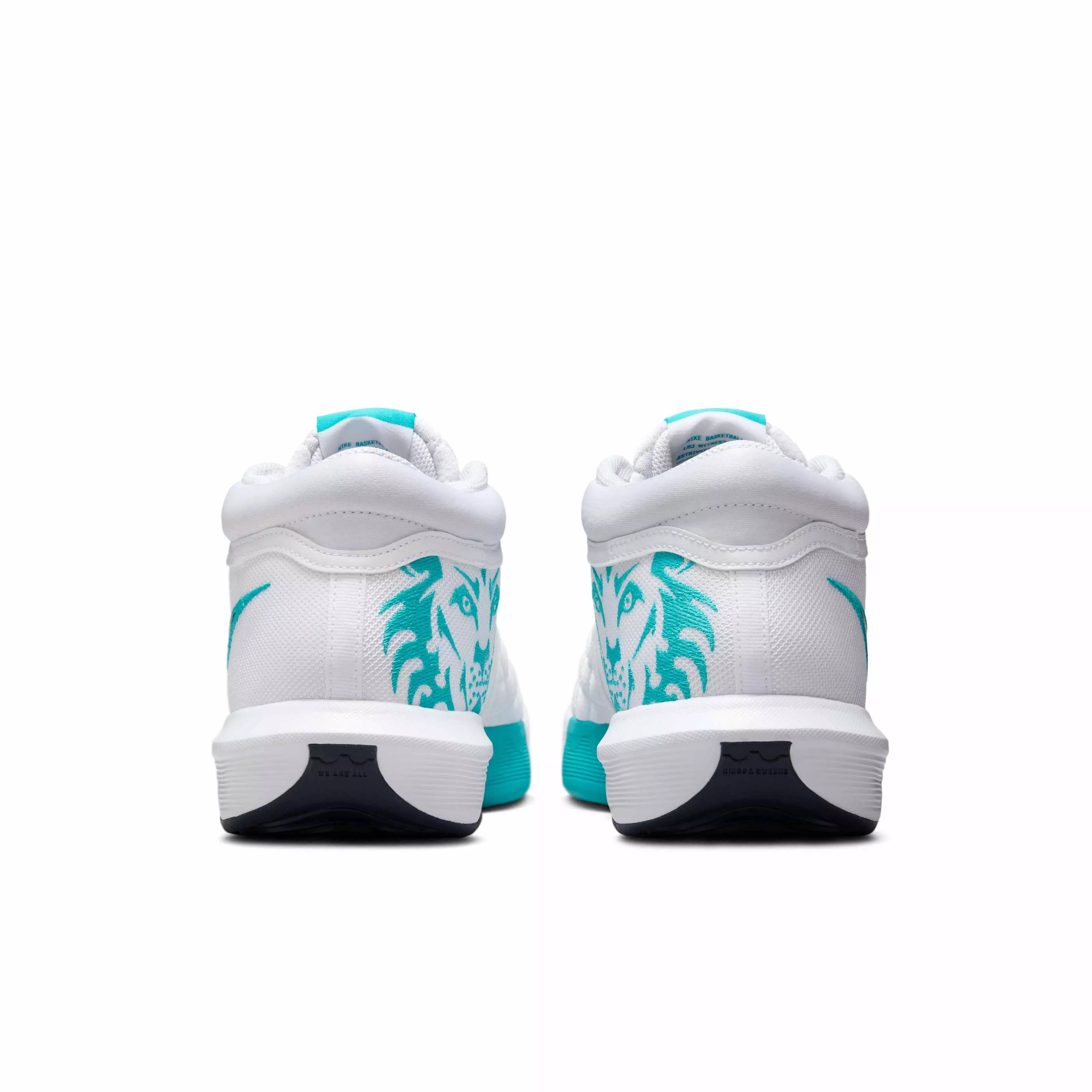 Nike LeBron Witness VIII "White/Dusty Cactus/Obsidian" Men's Basketball Shoe - WHITE/CACTUS/OBSIDIAN