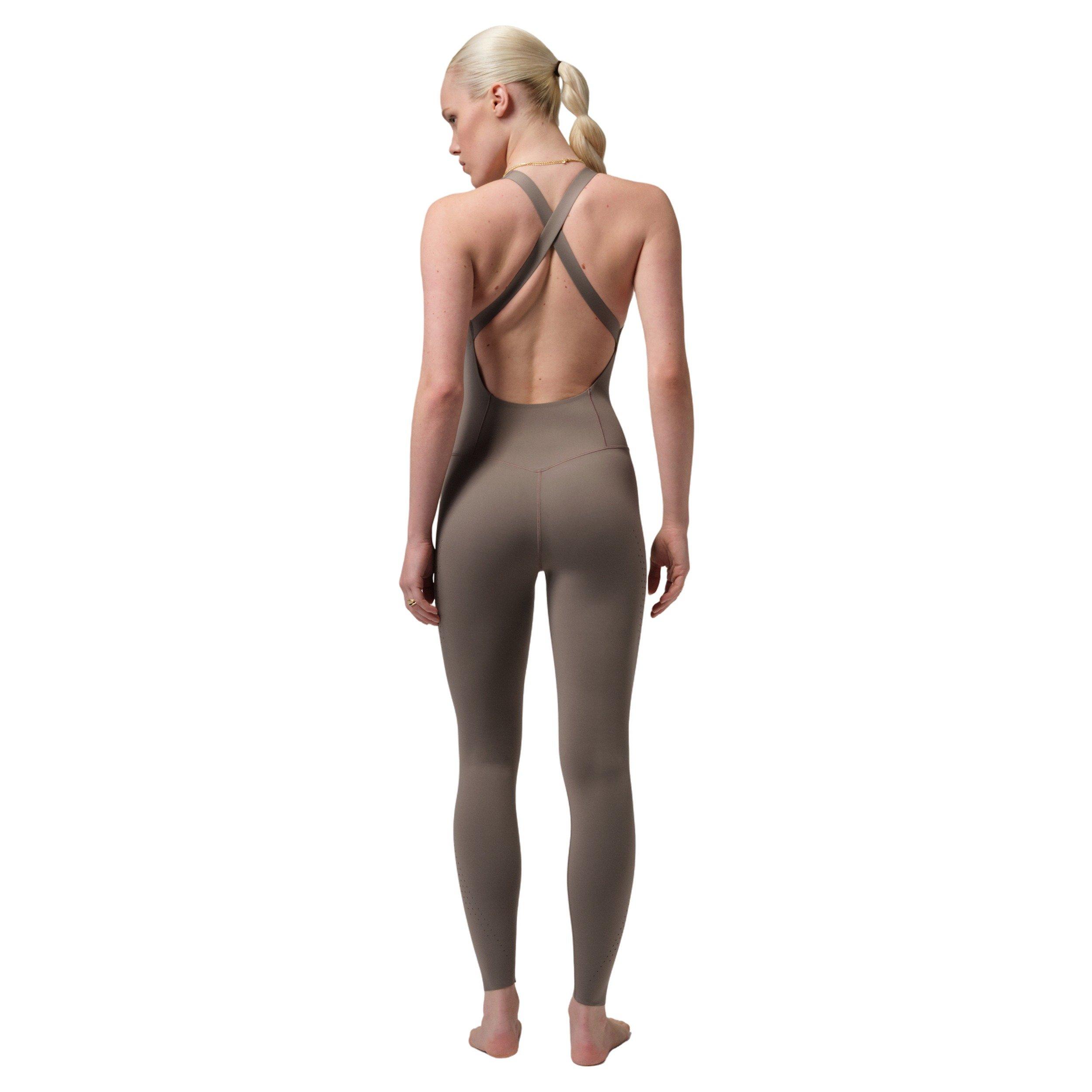 Jordan Women's Sport Flightweight Jumpsuit - Grey - GREY Thumbnail View 2