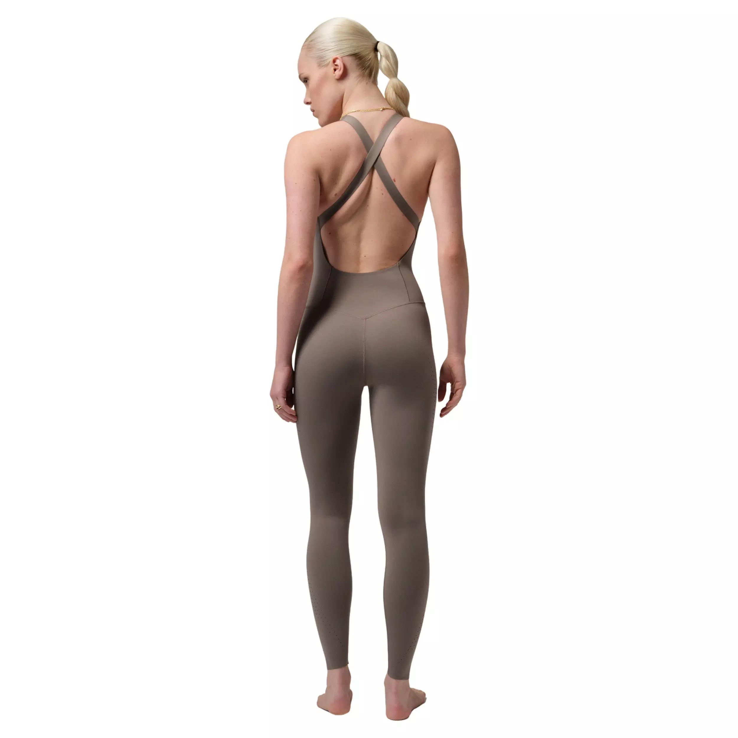 Jordan Women's Sport Flightweight Jumpsuit -Grey - GREY