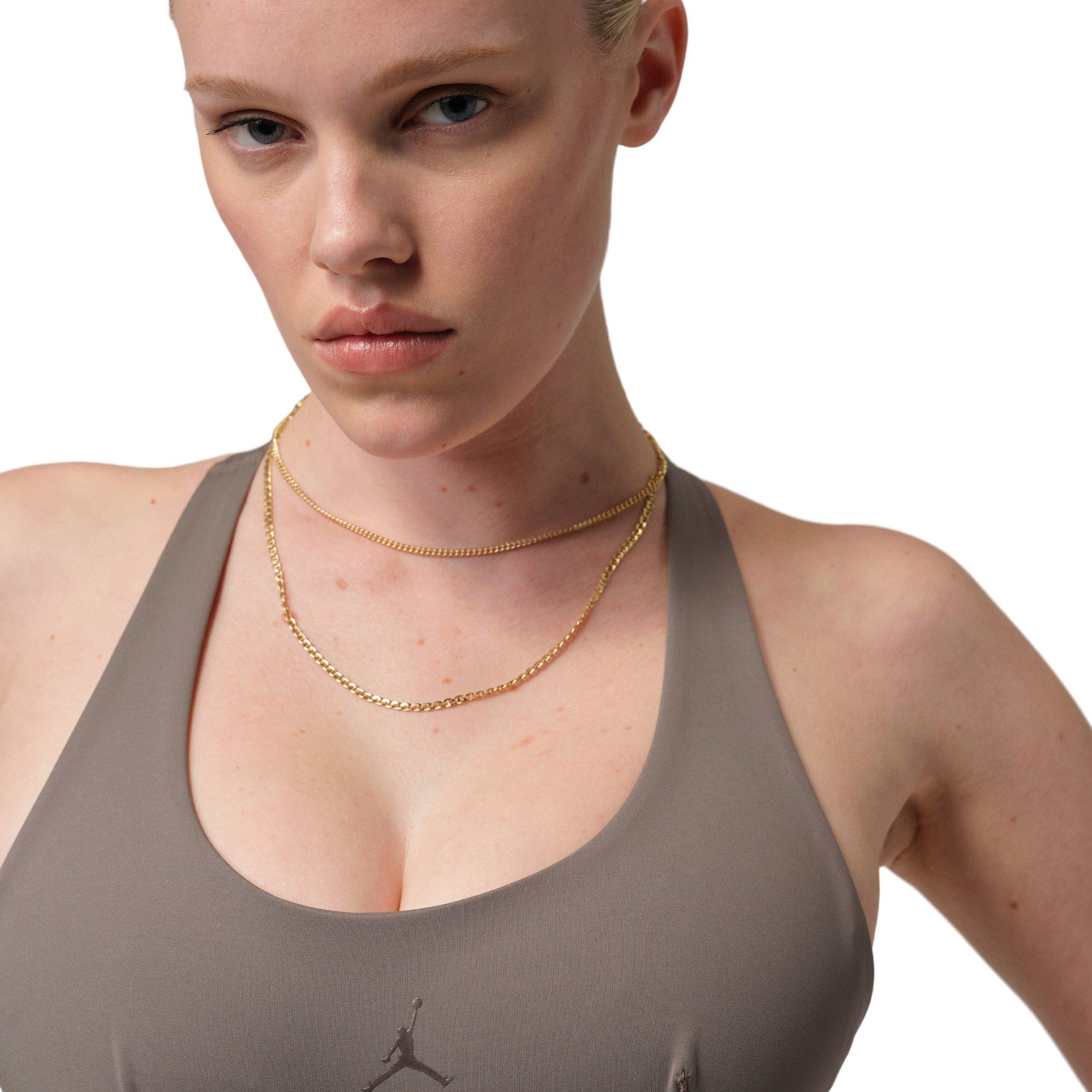 Jordan Women's Sport Flightweight Jumpsuit - Grey - GREY Thumbnail View 3