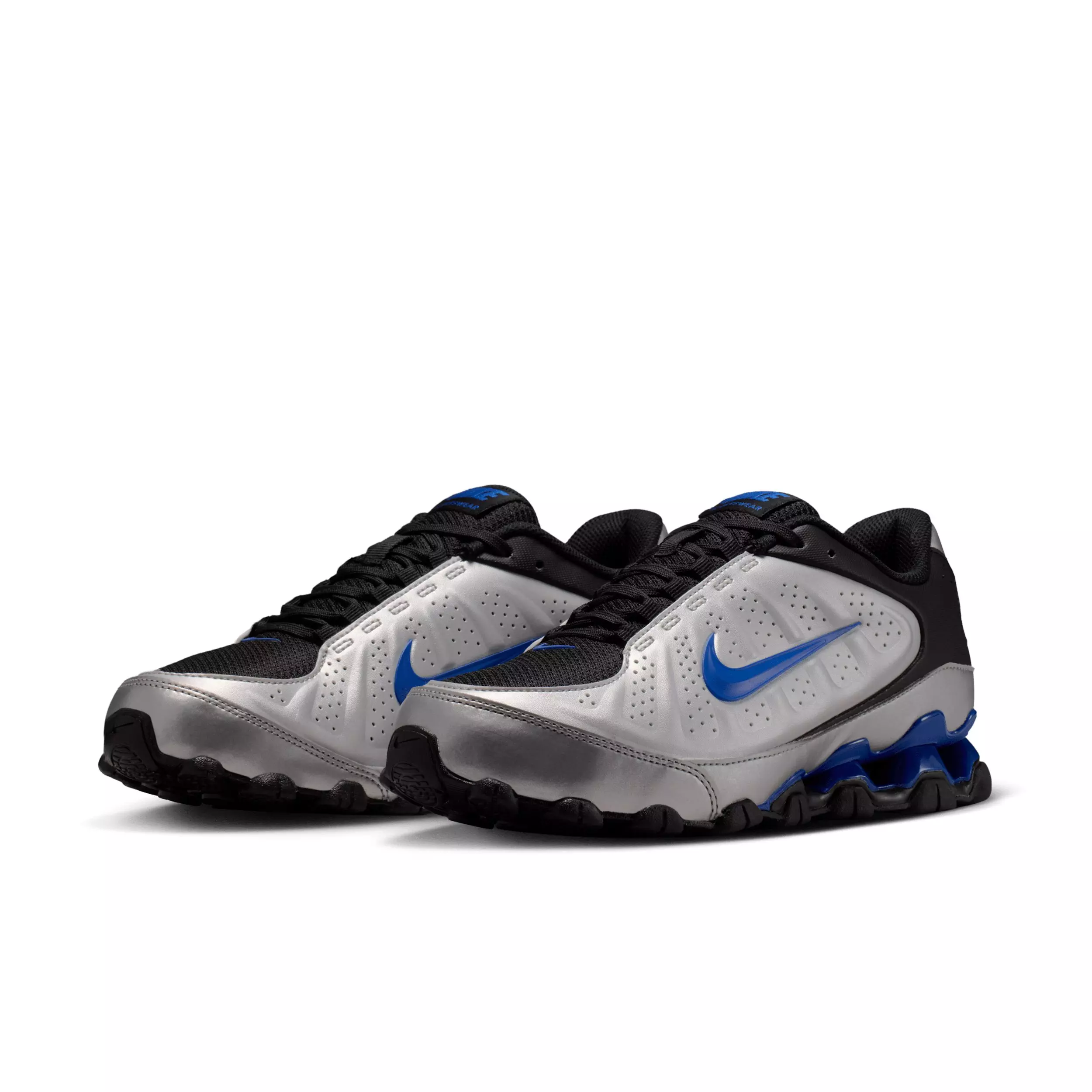 Nike Reax 8 SL "Metallic Silver/Black/Old Royal" Women's Shoe - SILVER/BLACK/ROYAL