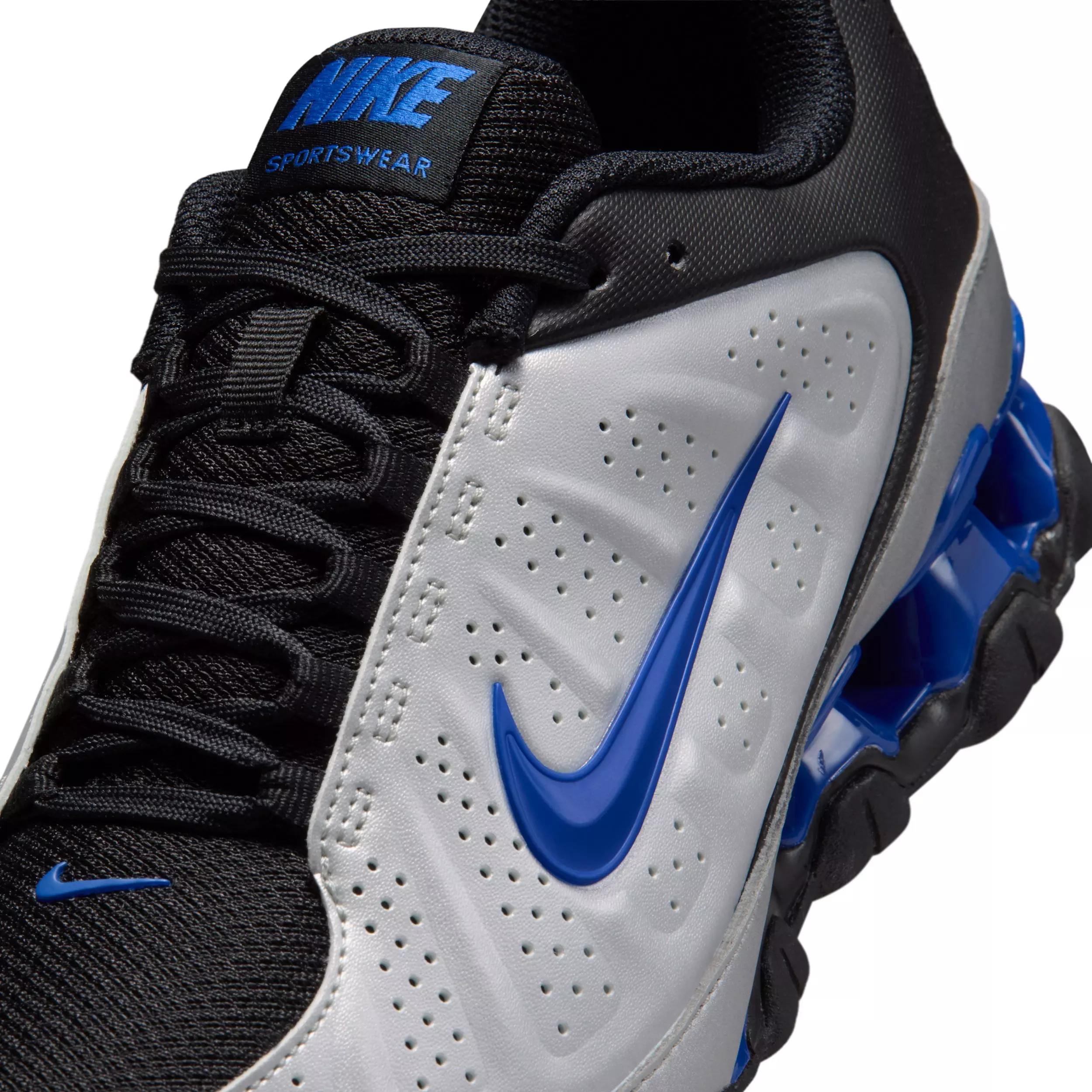 Nike Reax 8 SL "Metallic Silver/Black/Old Royal" Women's Shoe - SILVER/BLACK/ROYAL