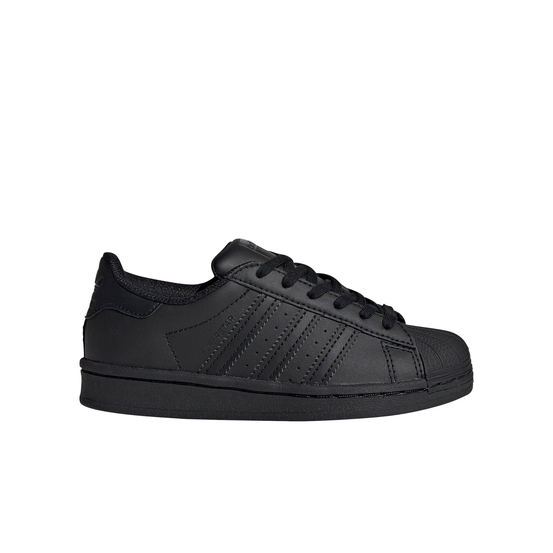 adidas Superstar Core Black Preschool Kids' Shoe - Hibbett