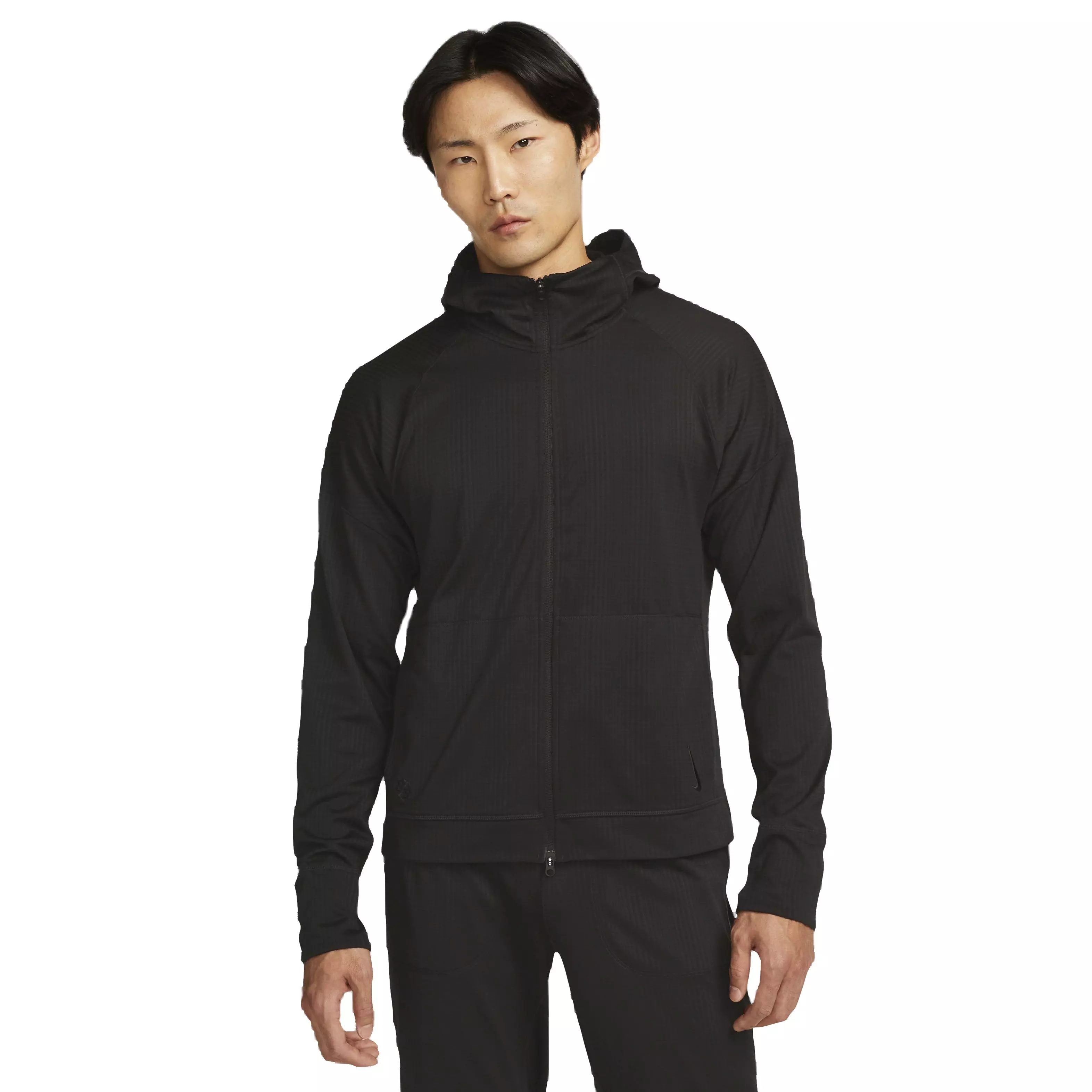 Nike Men's Yoga Dri-FIT Full-Zip Jacket - BLACK