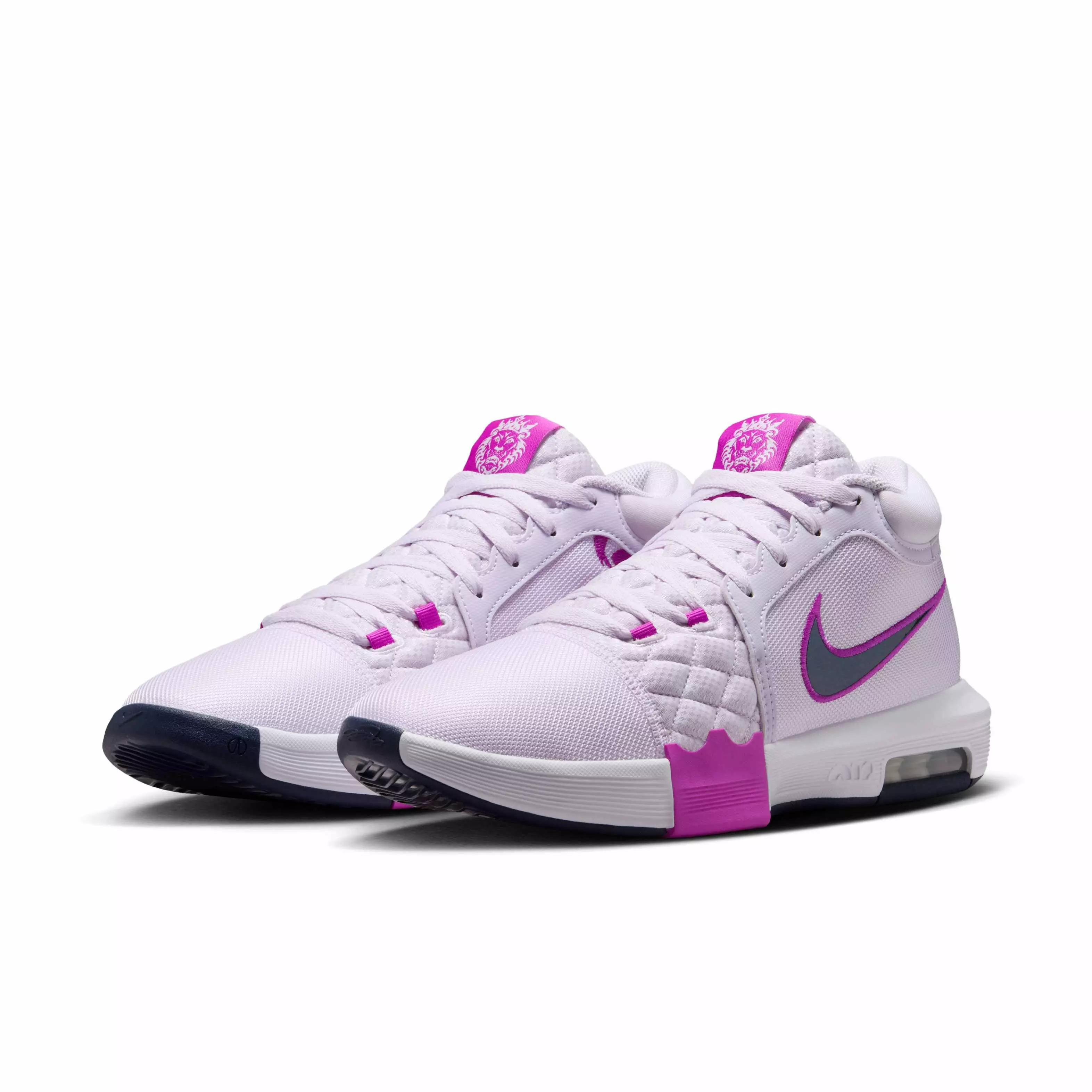Nike LeBron Witness VIII "Barely Grape/Hyper Violet/Light Bone/Obsidian" Men's Basketball Shoe