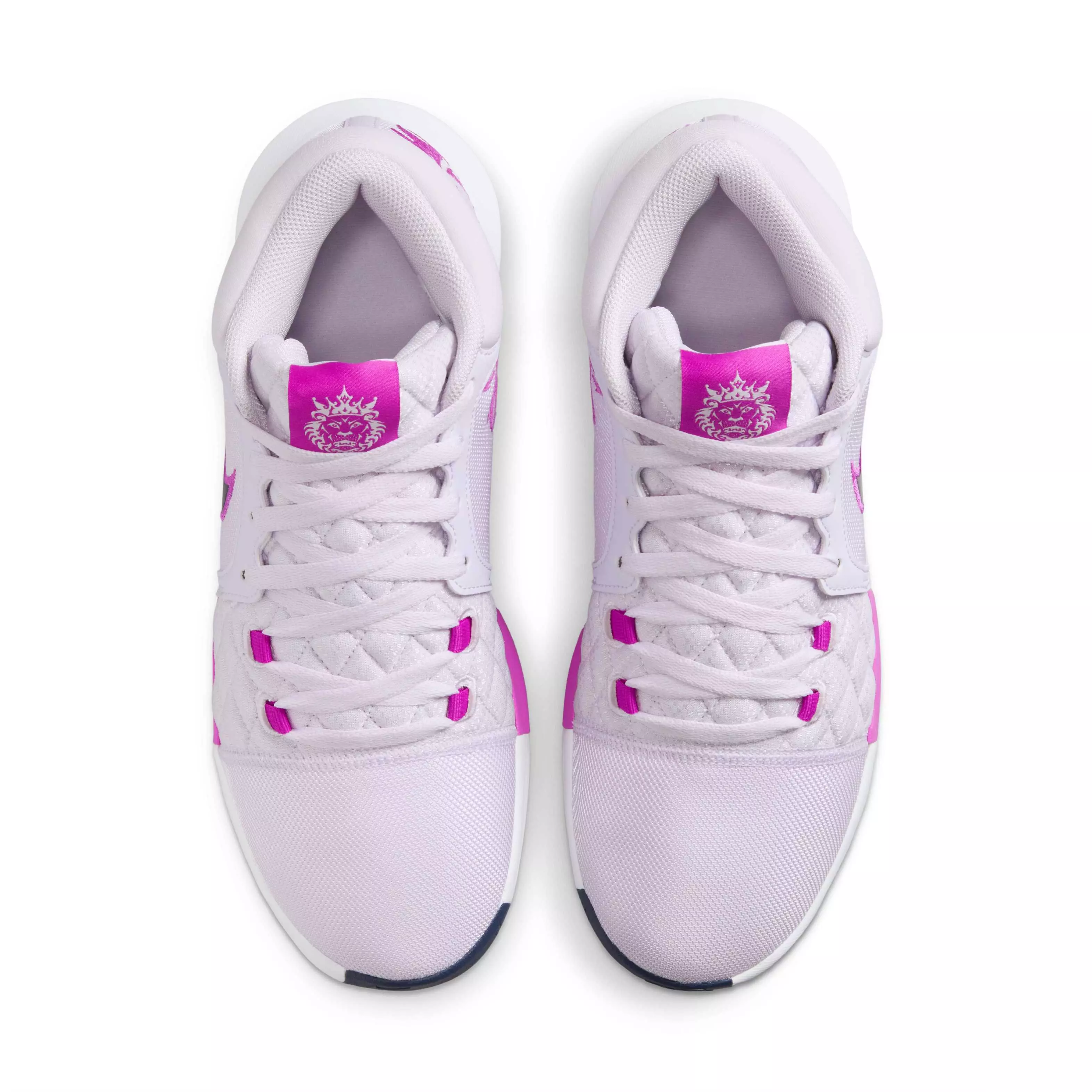 Nike LeBron Witness VIII "Barely Grape/Hyper Violet/Light Bone/Obsidian" Men's Basketball Shoe
