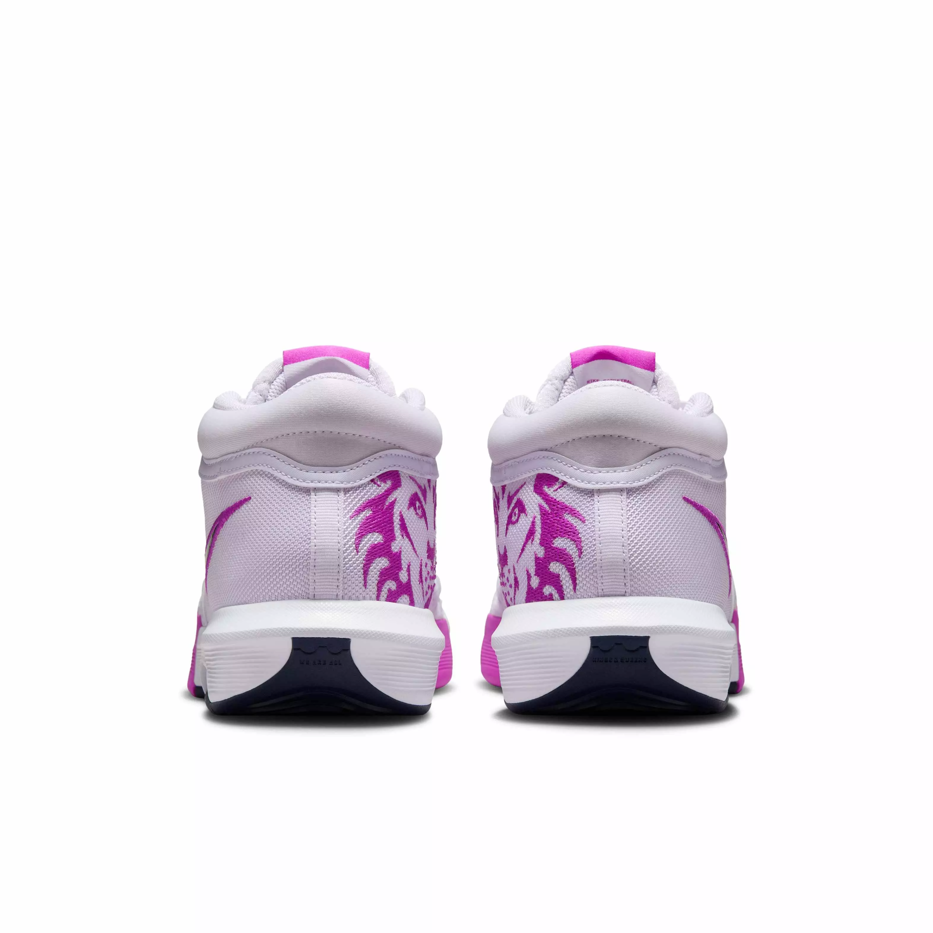 Nike LeBron Witness VIII "Barely Grape/Hyper Violet/Light Bone/Obsidian" Men's Basketball Shoe - GRAPE/VIOLET/LT BONE/OBSIDIAN