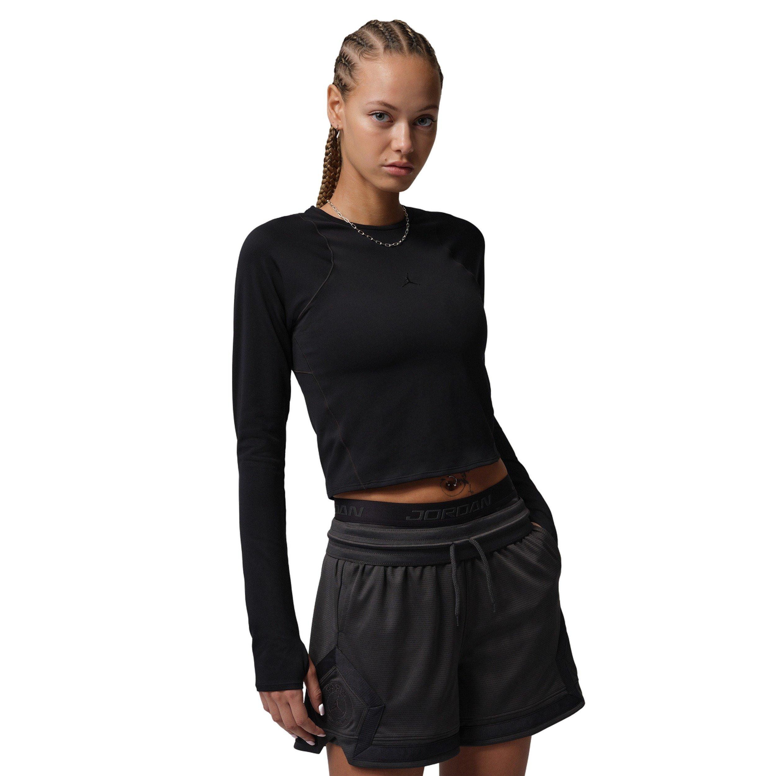 Jordan Women's Sport Flightweight Long-Sleeve Top -Black - BLACK Thumbnail View 1