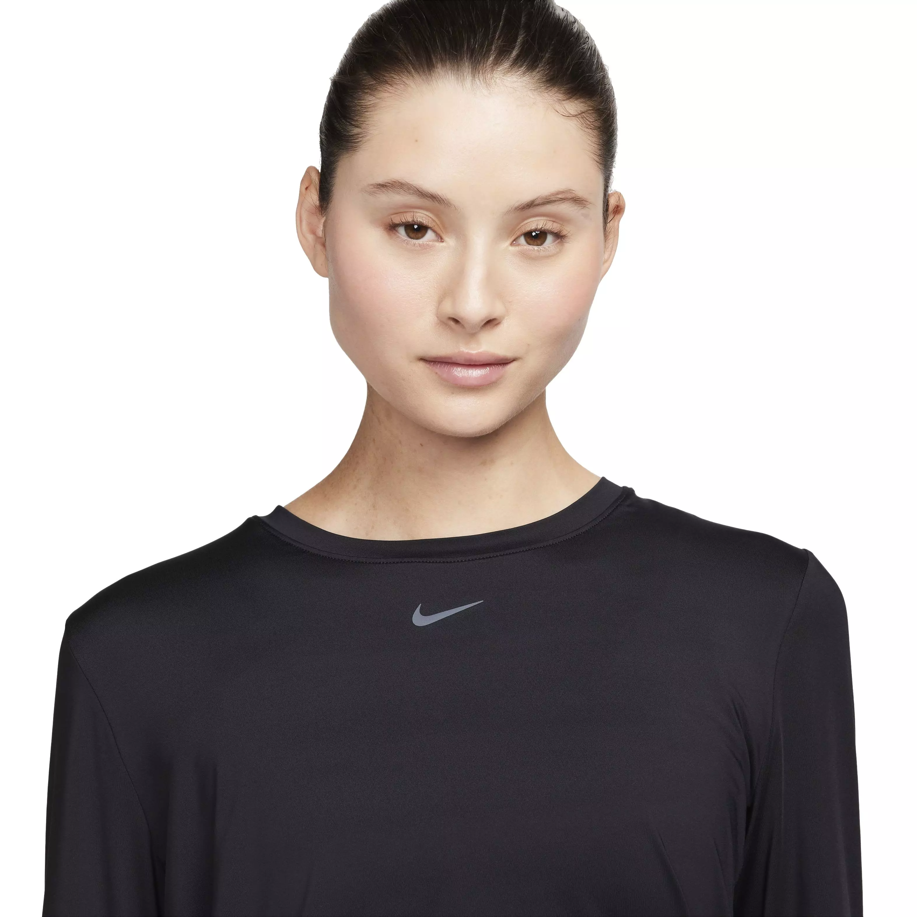 Nike Women's One Classic Dri-FIT Long Sleeve Top - BLACK