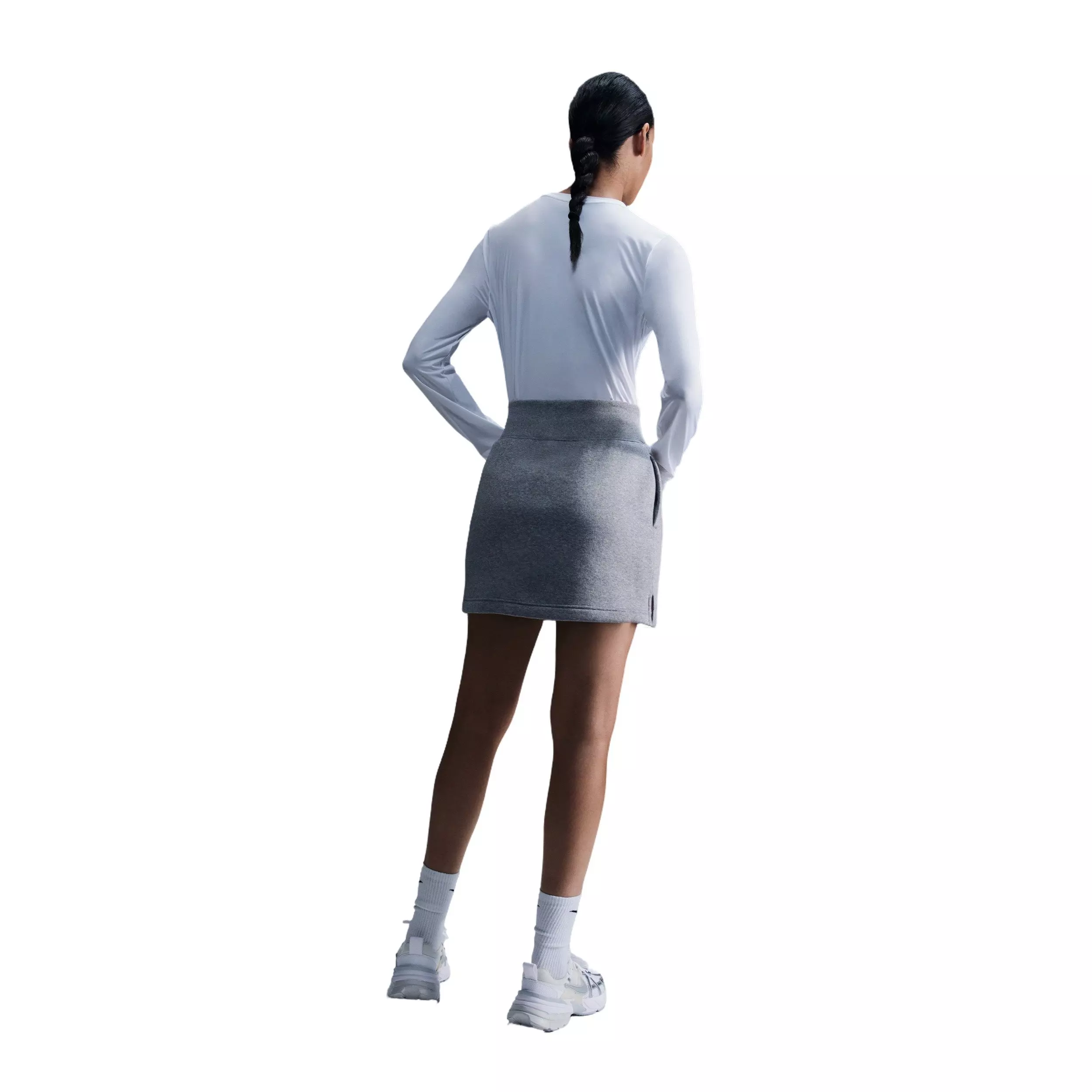 Nike Women's One Classic Dri-FIT Long Sleeve Top - WHITE