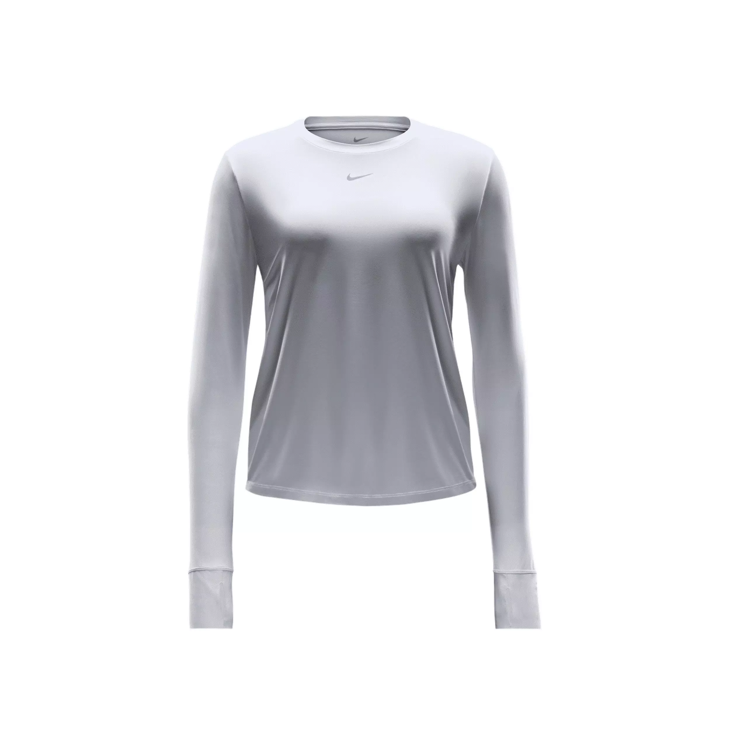 Nike Women's One Classic Dri-FIT Long Sleeve Top - WHITE