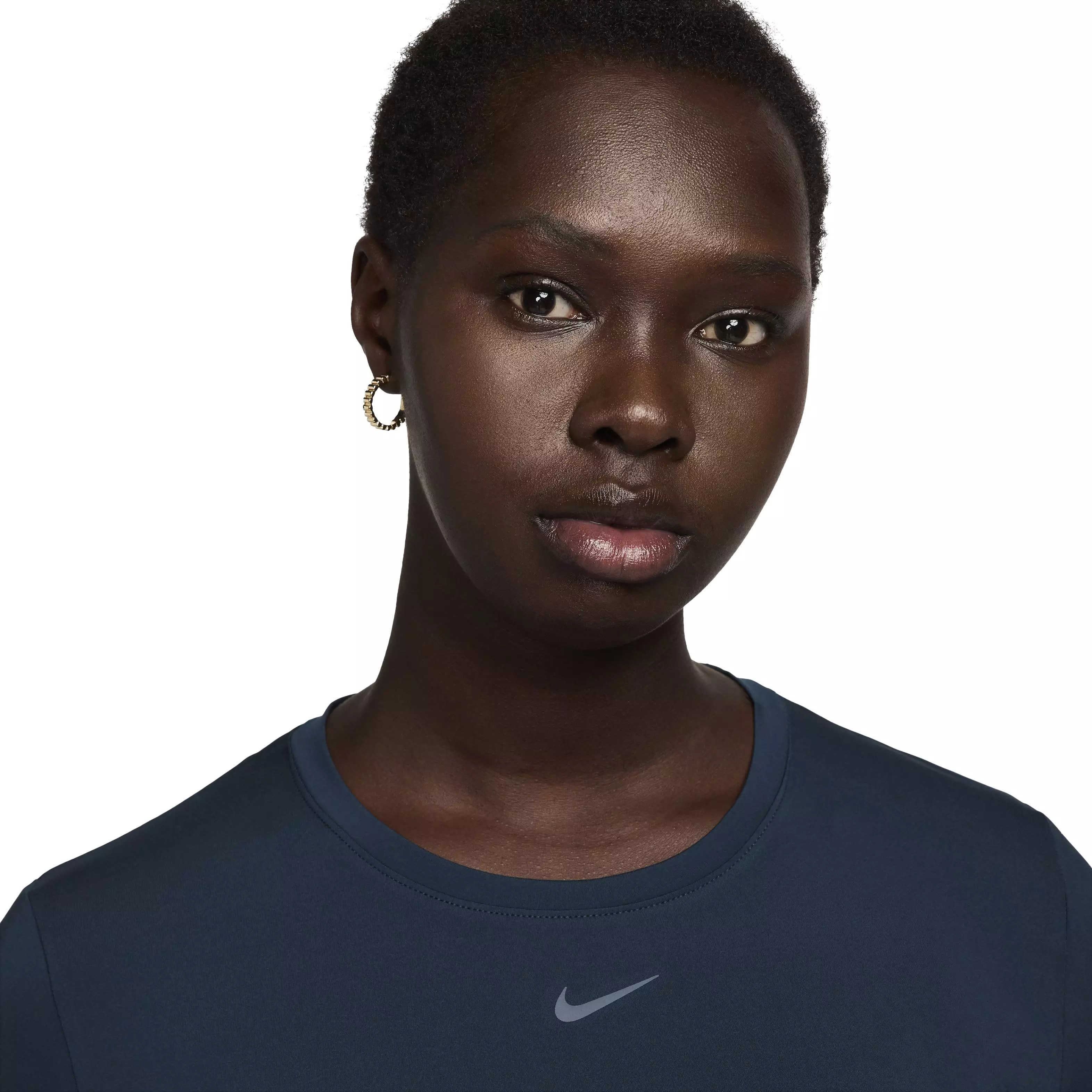 Nike Women's One Classic Dri-FIT Long Sleeve Top - DARK BLUE