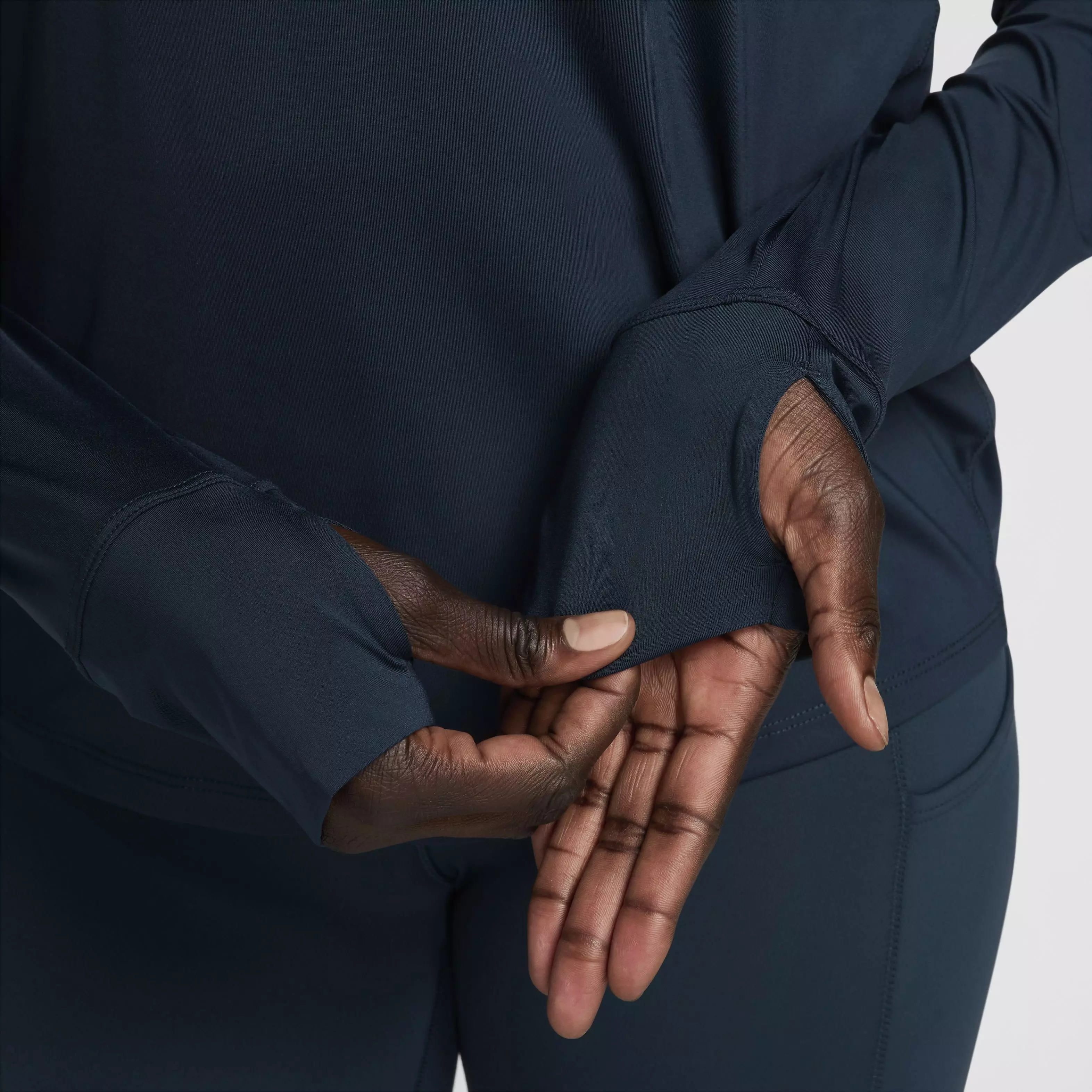 Nike Women's One Classic Dri-FIT Long Sleeve Top - DARK BLUE