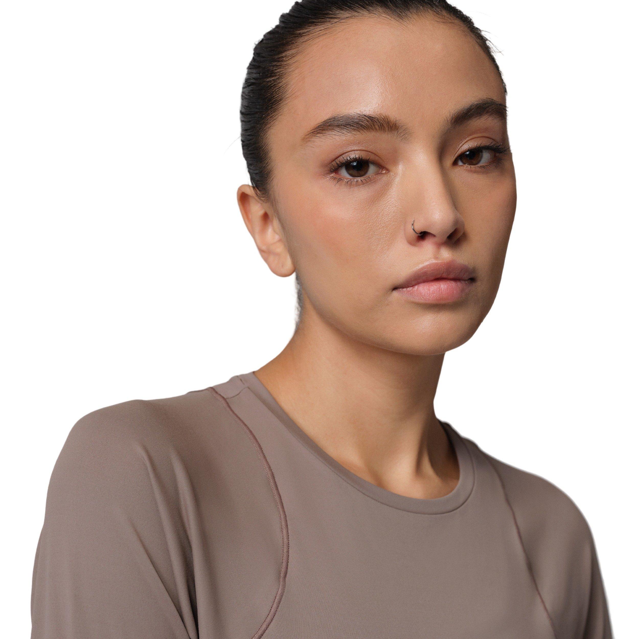 Jordan Women's Sport Flightweight Long-Sleeve Top -Grey - GREY Thumbnail View 3