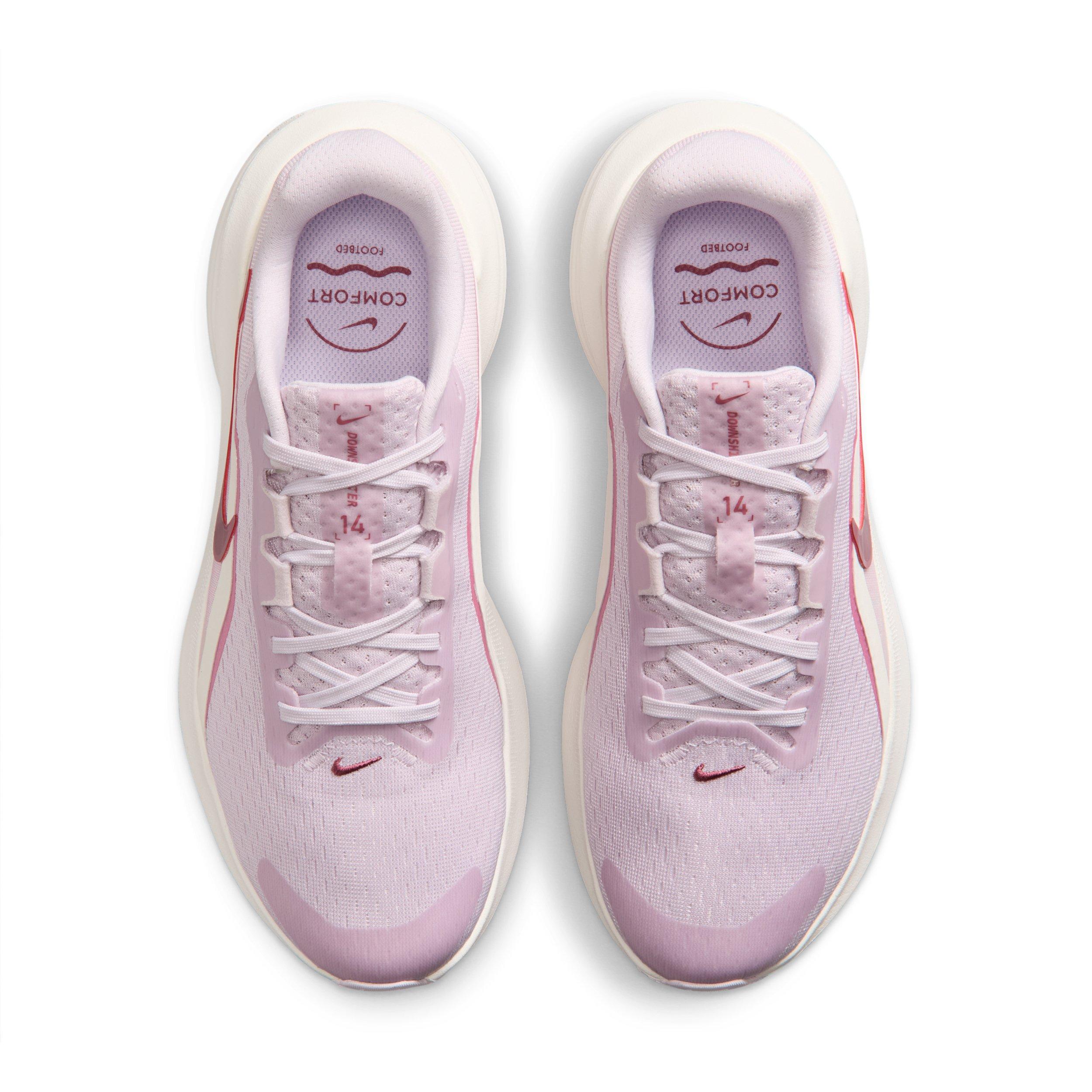 Nike Downshifter 14 "Bleached Lilac/Sail/Pink Rise/Pink Smoke" Women's Wide Running Shoe - LILAC/SAIL/PINK/PINK