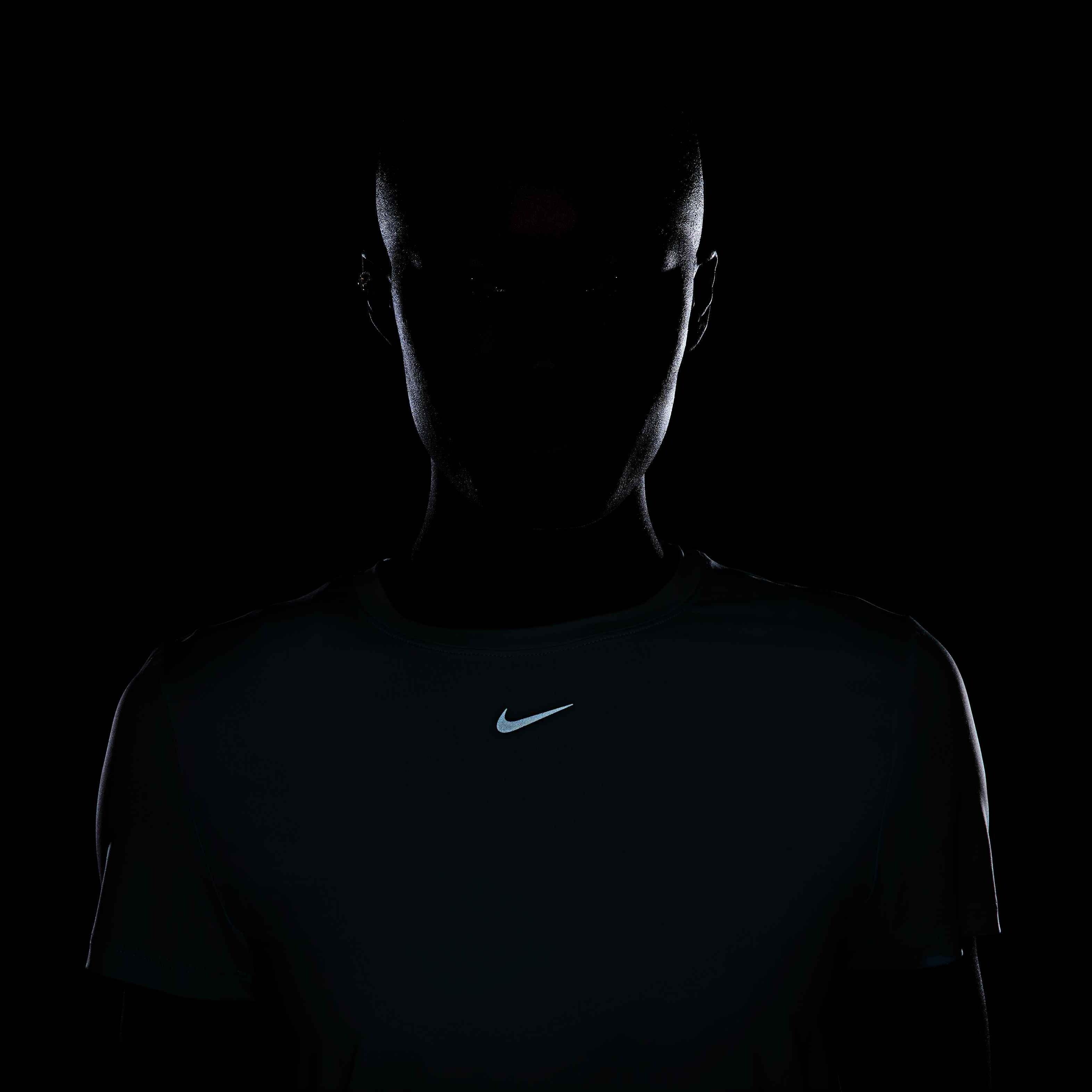 Nike Women's One Classic Dri-FIT Short Sleeve Top - BLUE Thumbnail View 5