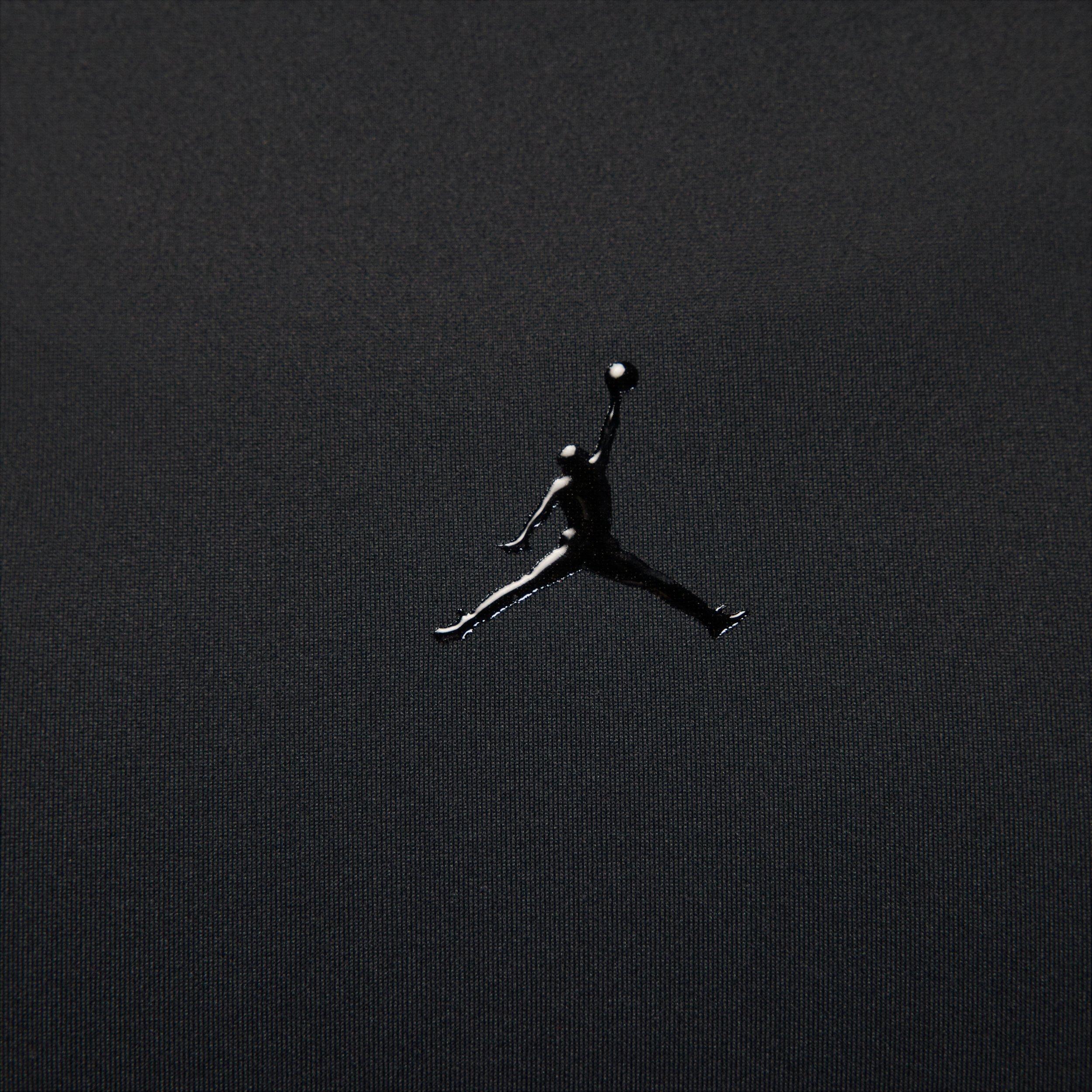 Jordan Women's Sport Flightweight Dri-FIT Short-Sleeve Top - Black - BLACK Thumbnail View 4