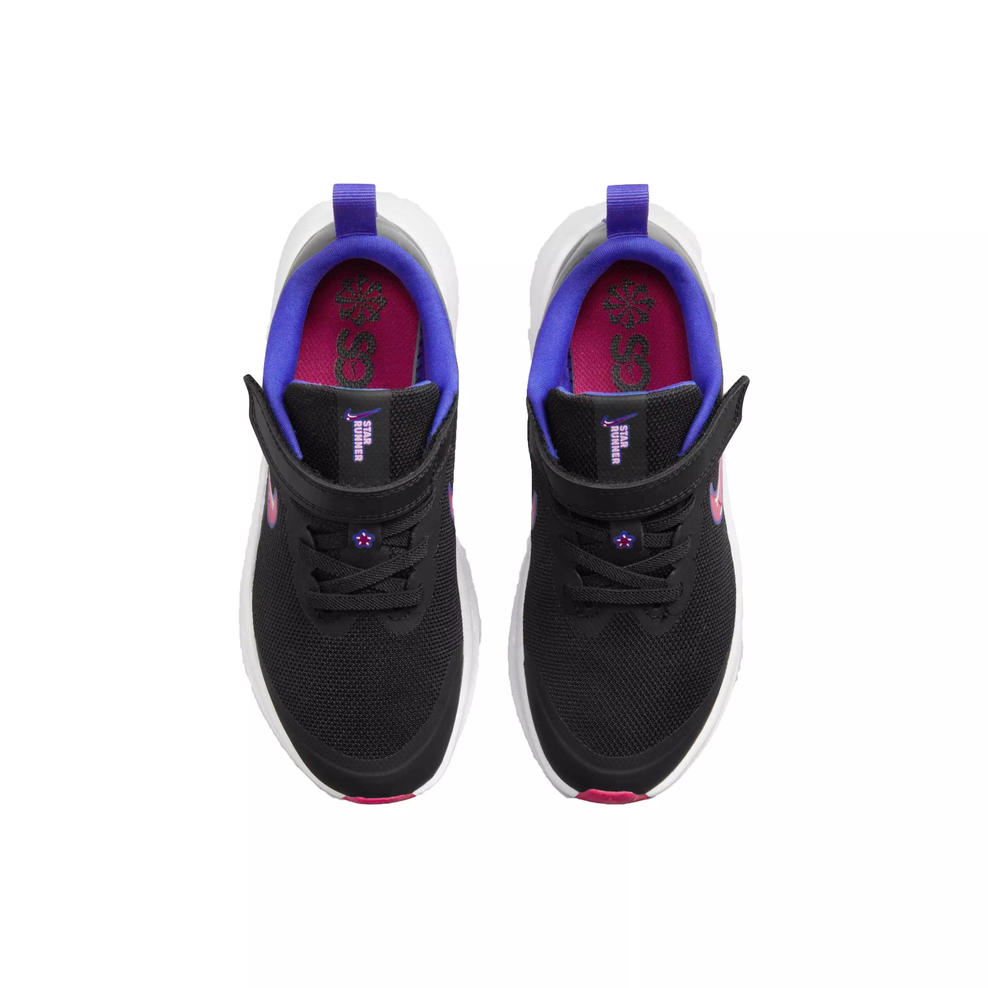Nike Star Runner 3 SE "Black/Very Berry/Lapis/Pink Rise" Preschool Girls' Running Shoe - BLACK/BERRY/LAPIS/PINK