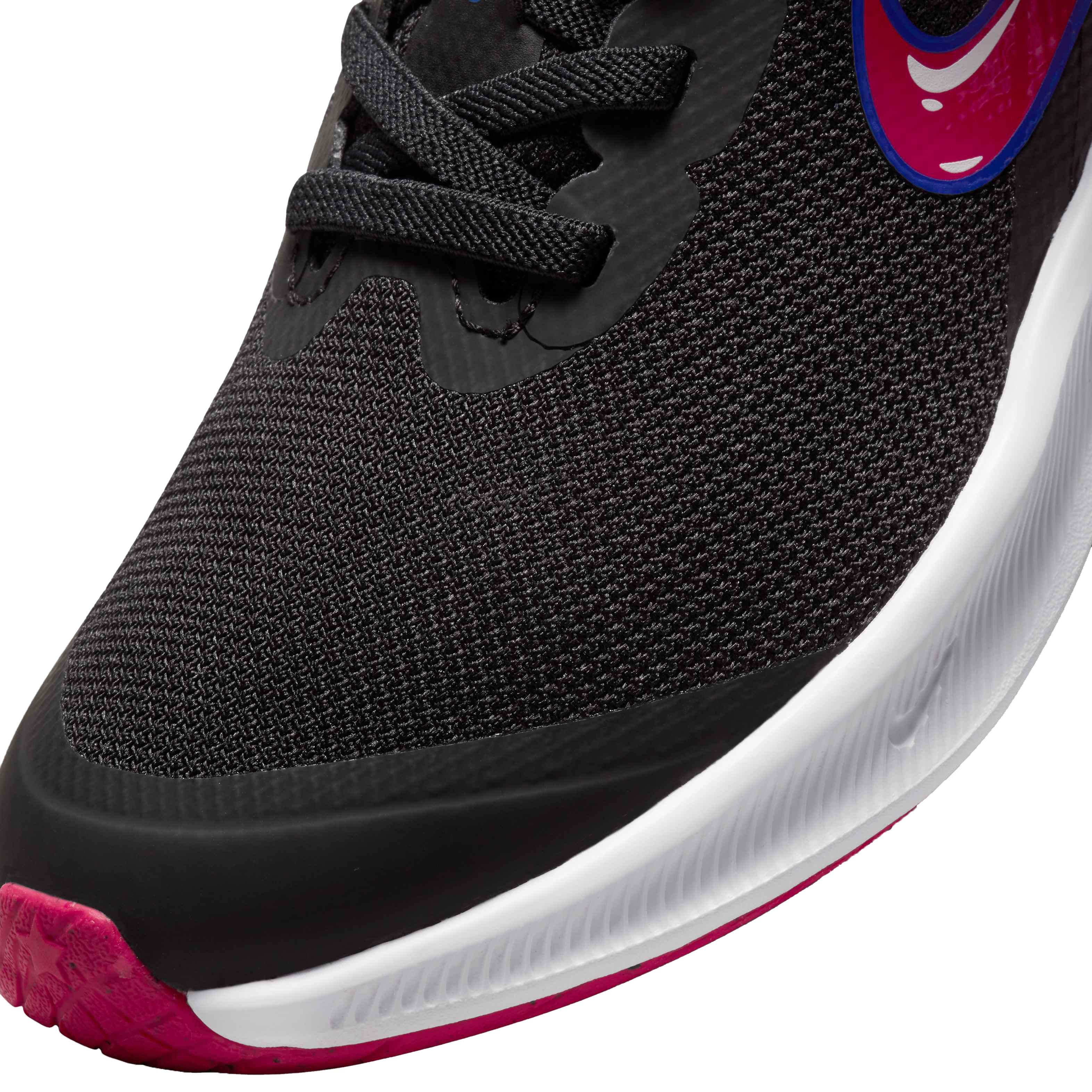 Nike Star Runner 3 SE Preschool Girls' "Black/Very Berry/Lapis/Pink Rise" Running Shoe