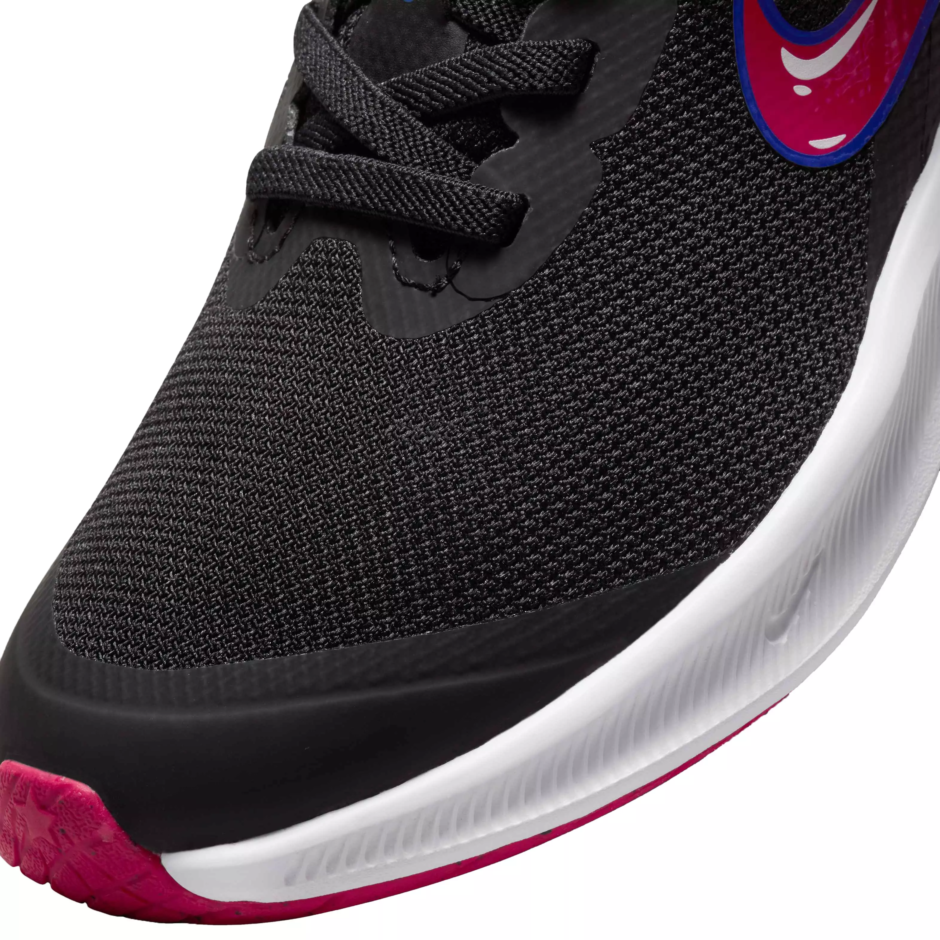 Nike Star Runner 3 SE "Black/Very Berry/Lapis/Pink Rise" Preschool Girls' Running Shoe - BLACK/BERRY/LAPIS/PINK