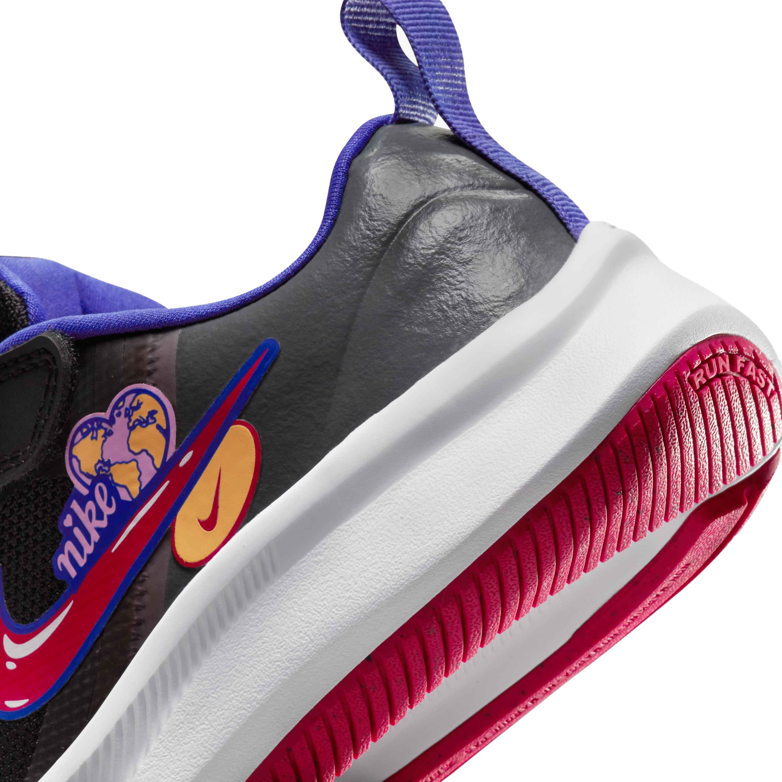 Nike Star Runner 3 SE Preschool Girls' "Black/Very Berry/Lapis/Pink Rise" Running Shoe