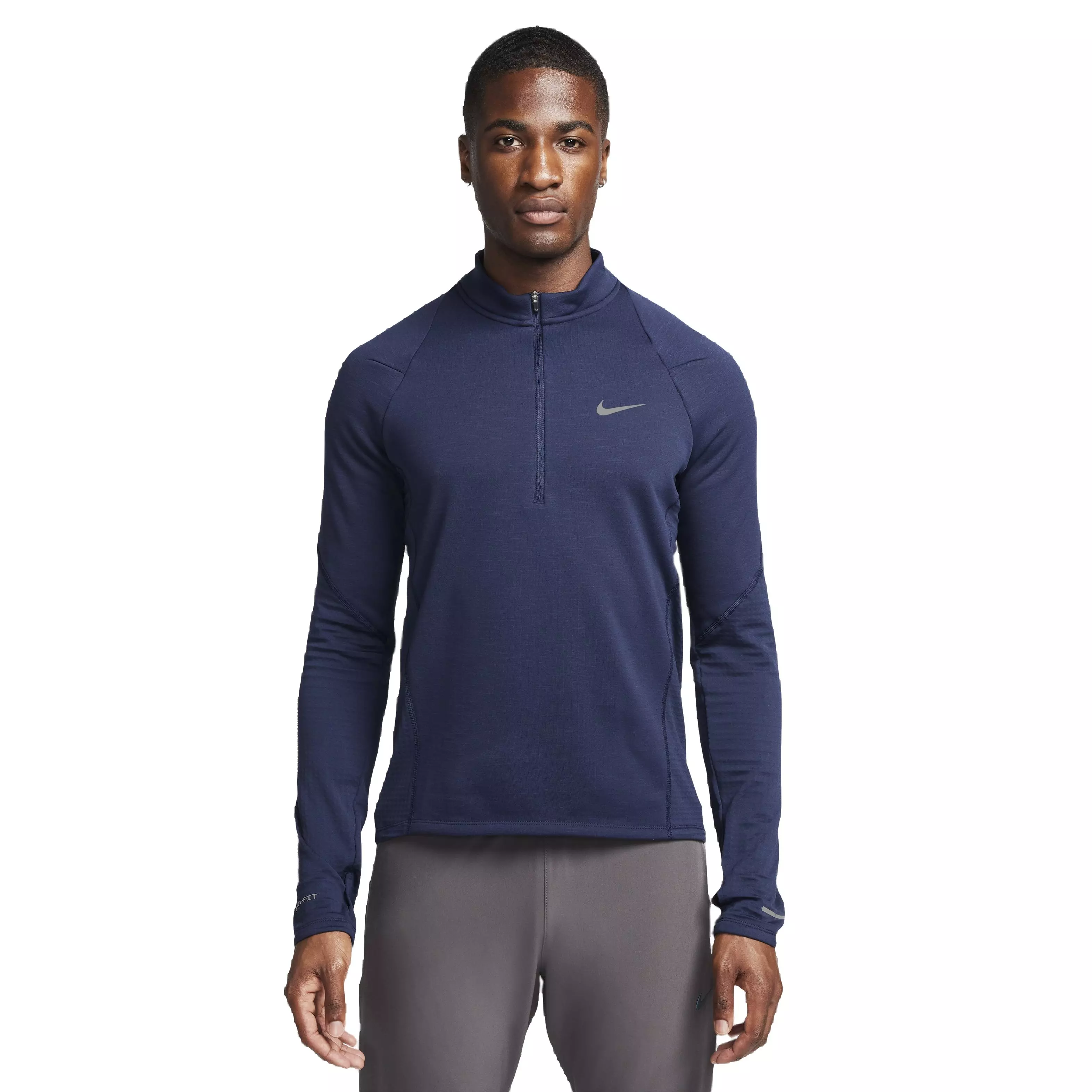 Nike Men's Therma-FIT Repel Element 1/2 Zip Shirt - BLUE