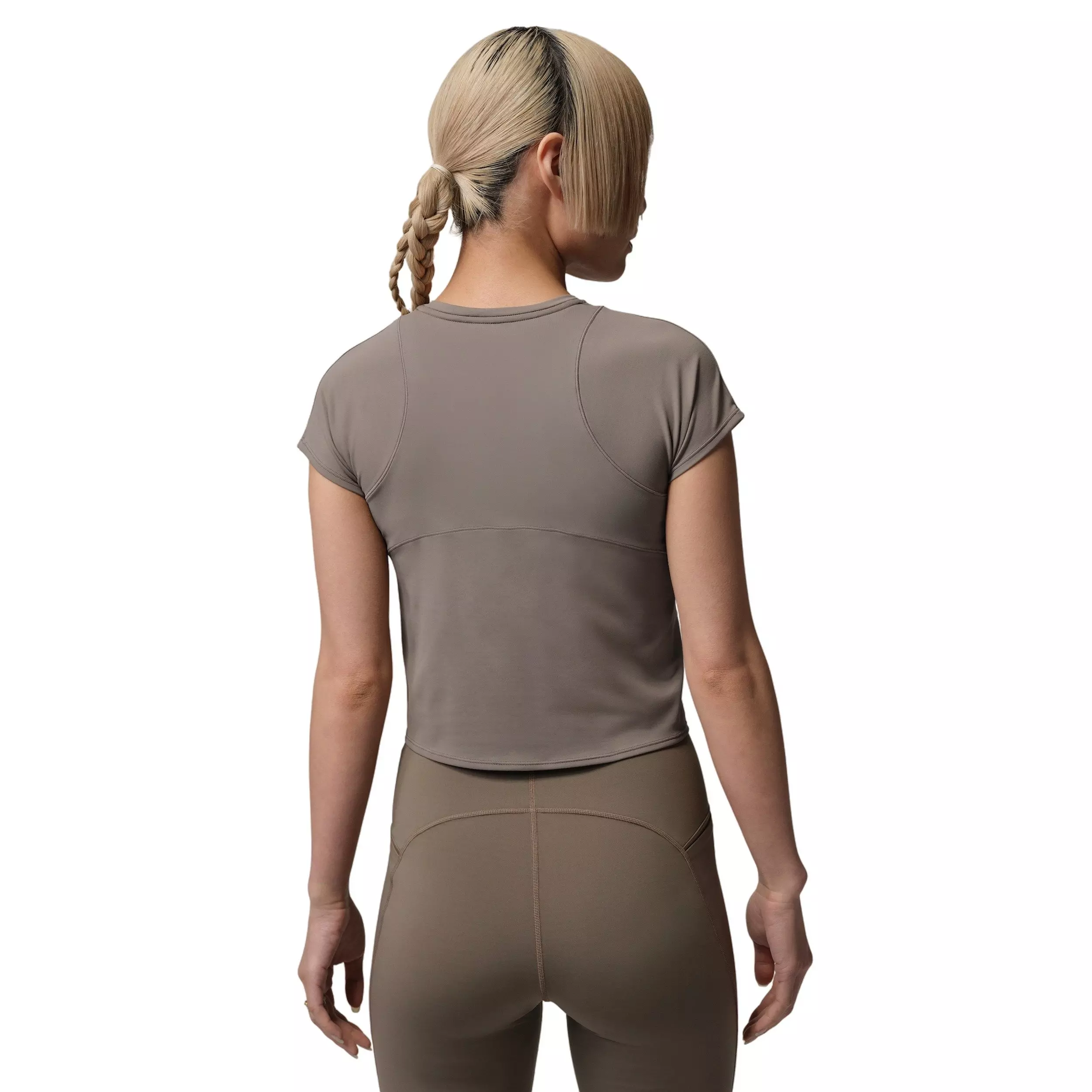 Jordan Women's Sport Flightweight Dri-FIT Short-Sleeve Top -Grey - GREY