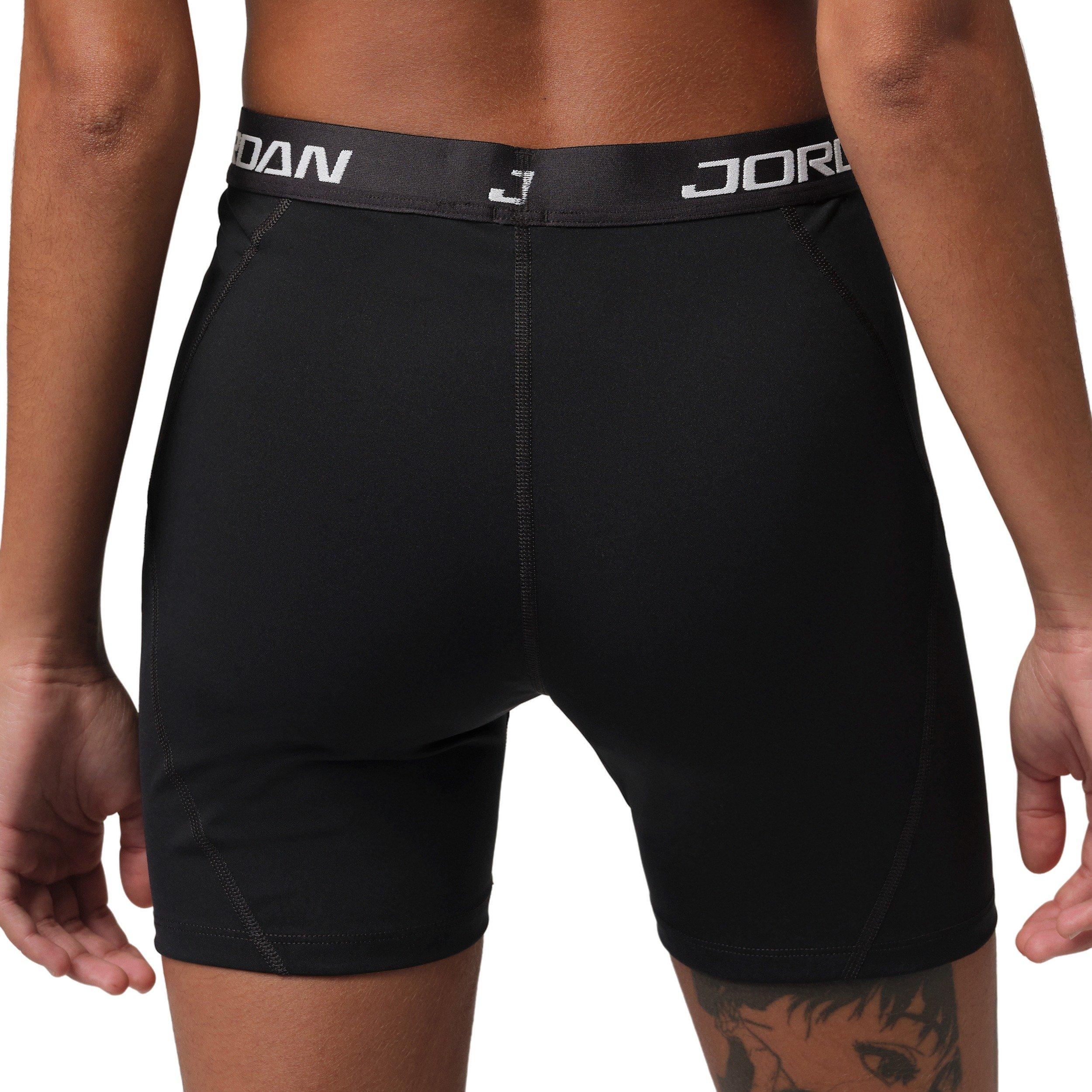 Jordan Women's Sport Essentials Dri-FIT High-Waisted 5" Shorts -Black - BLACK Thumbnail View 2