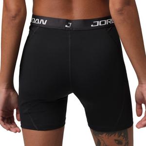 Jordan Women's Sport Essentials Dri-FIT High-Waisted 5" Shorts -Black