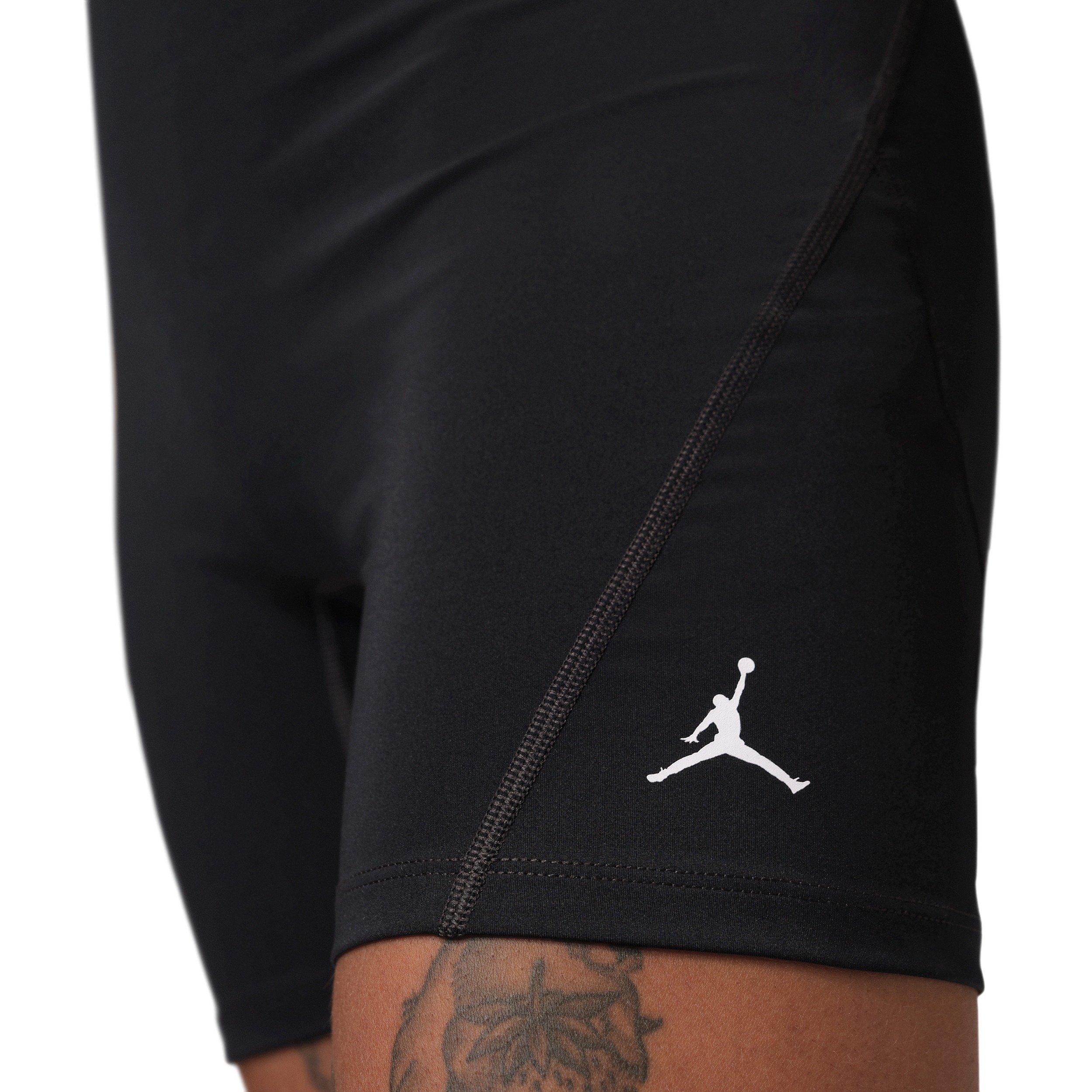 Jordan Women's Sport Essentials Dri-FIT High-Waisted 5" Shorts - Black - BLACK Thumbnail View 4