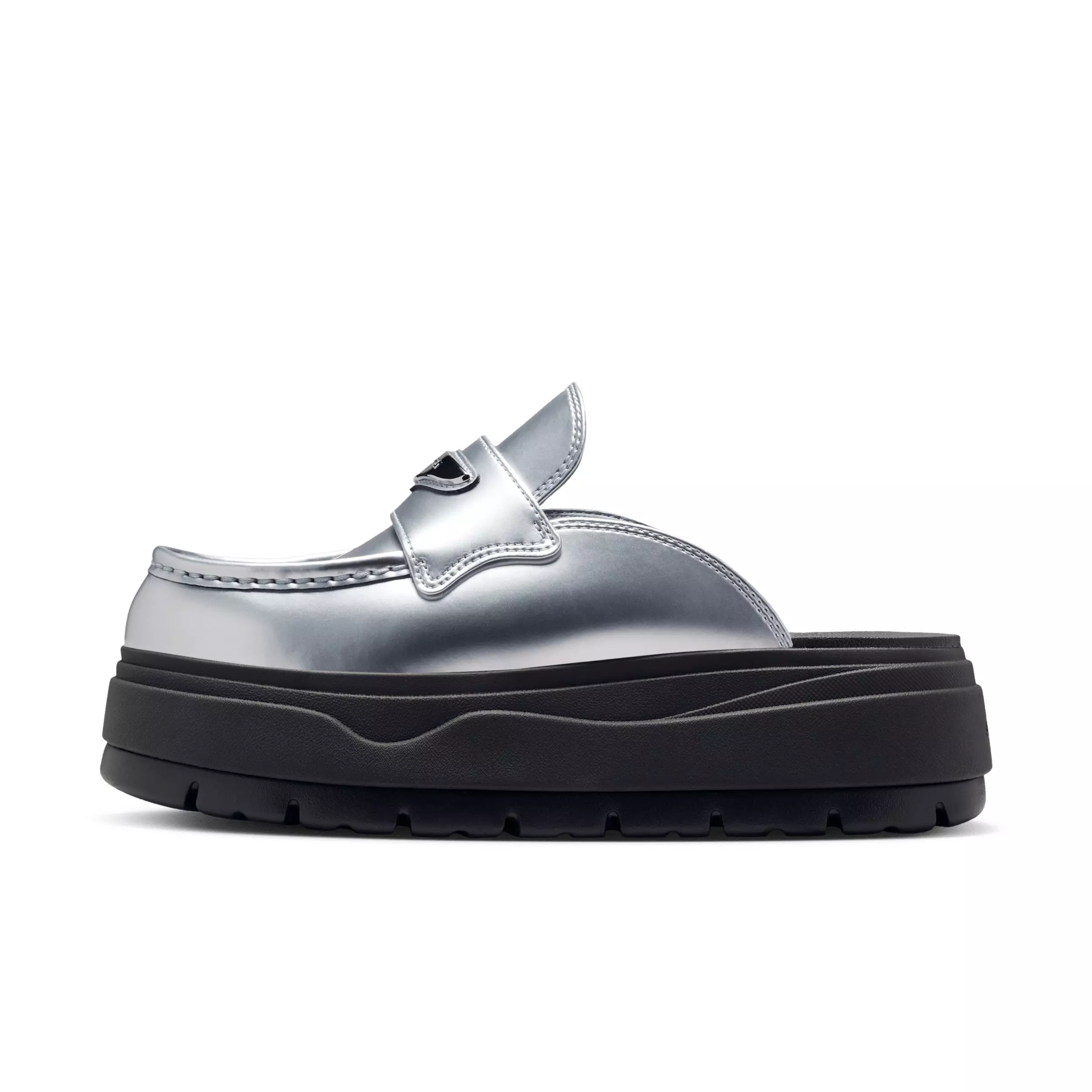 Jordan Air Mule SE "Metallic Silver/Shadow Brown/Wolf Grey/Metallic Silver" Women's Shoe - SILVER/BROWN/GREY/SILVER