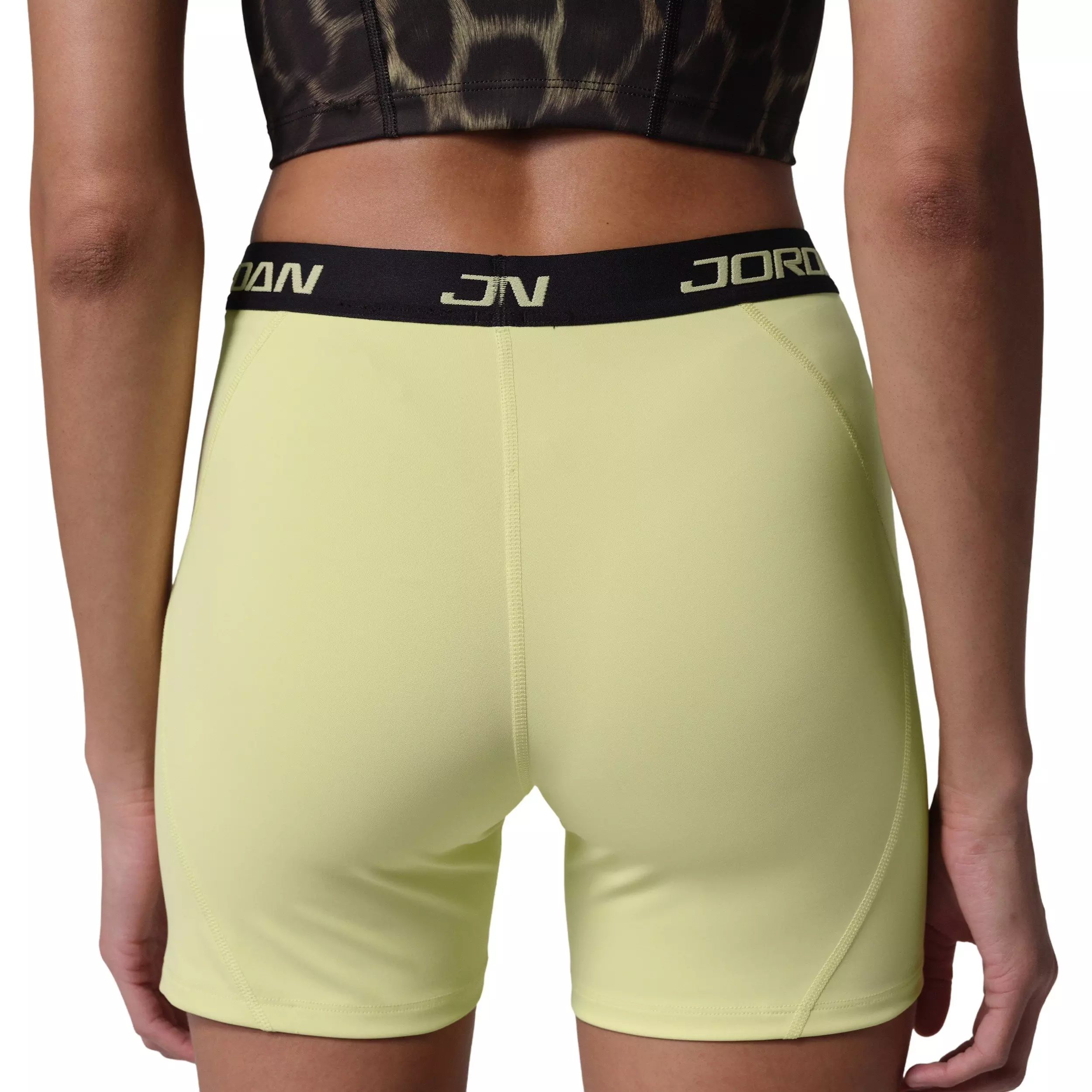 Jordan Women's Sport Essentials Dri-FIT High-Waisted 5" Shorts -Green - GREEN