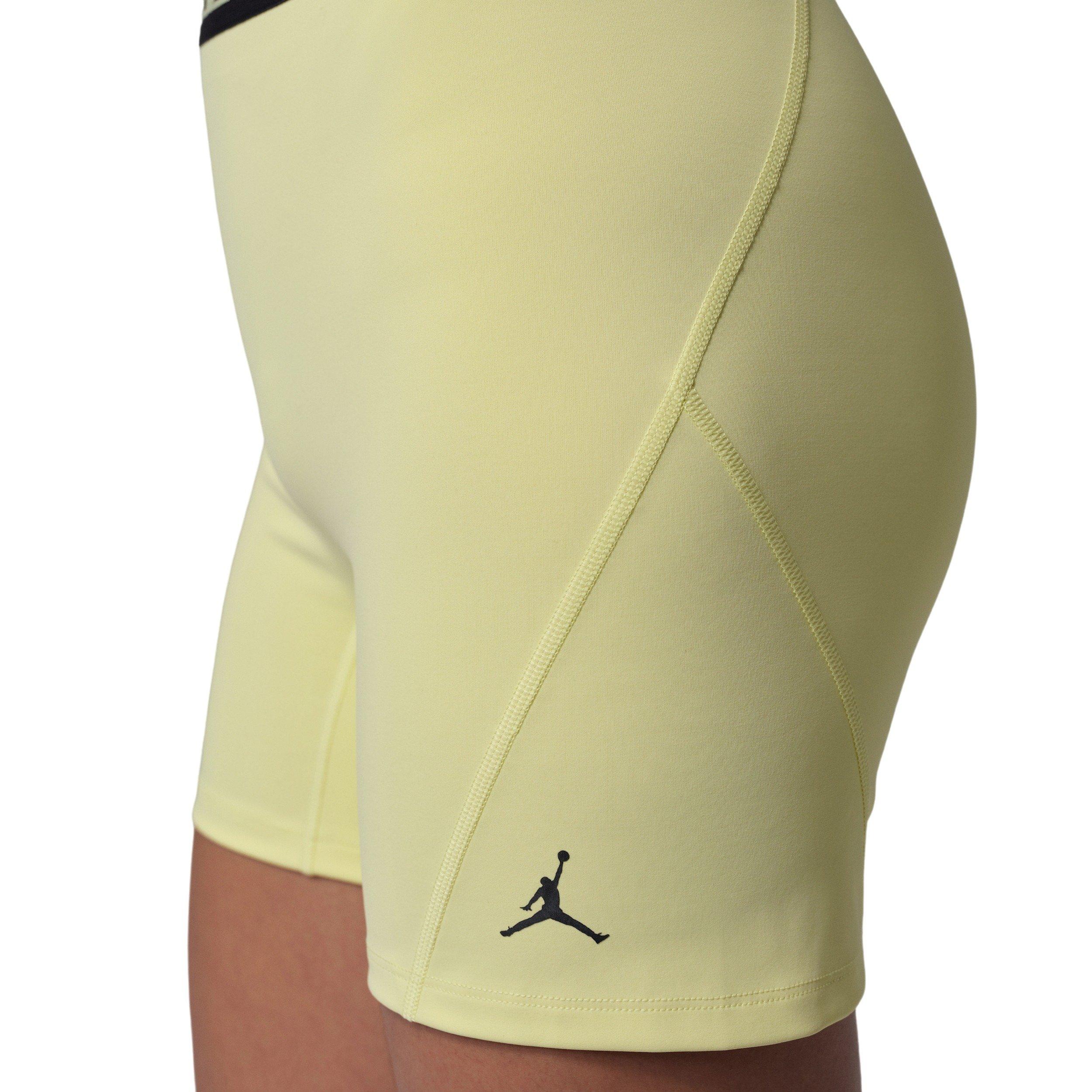 Jordan Women's Sport Essentials Dri-FIT High-Waisted 5" Shorts - Green - GREEN Thumbnail View 3