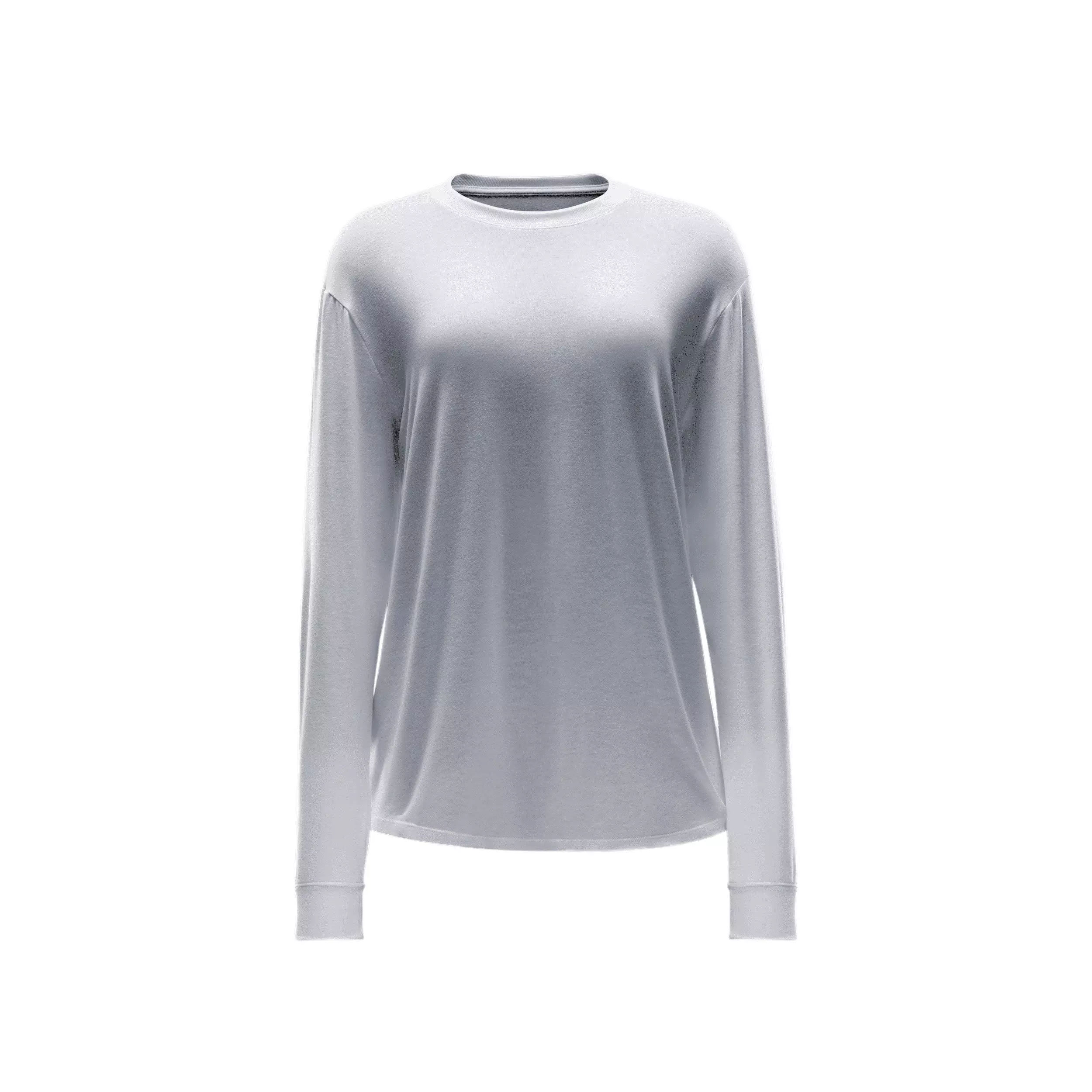 Nike Women's One Relaxed Dri-FIT Long Sleeve Top - WHITE