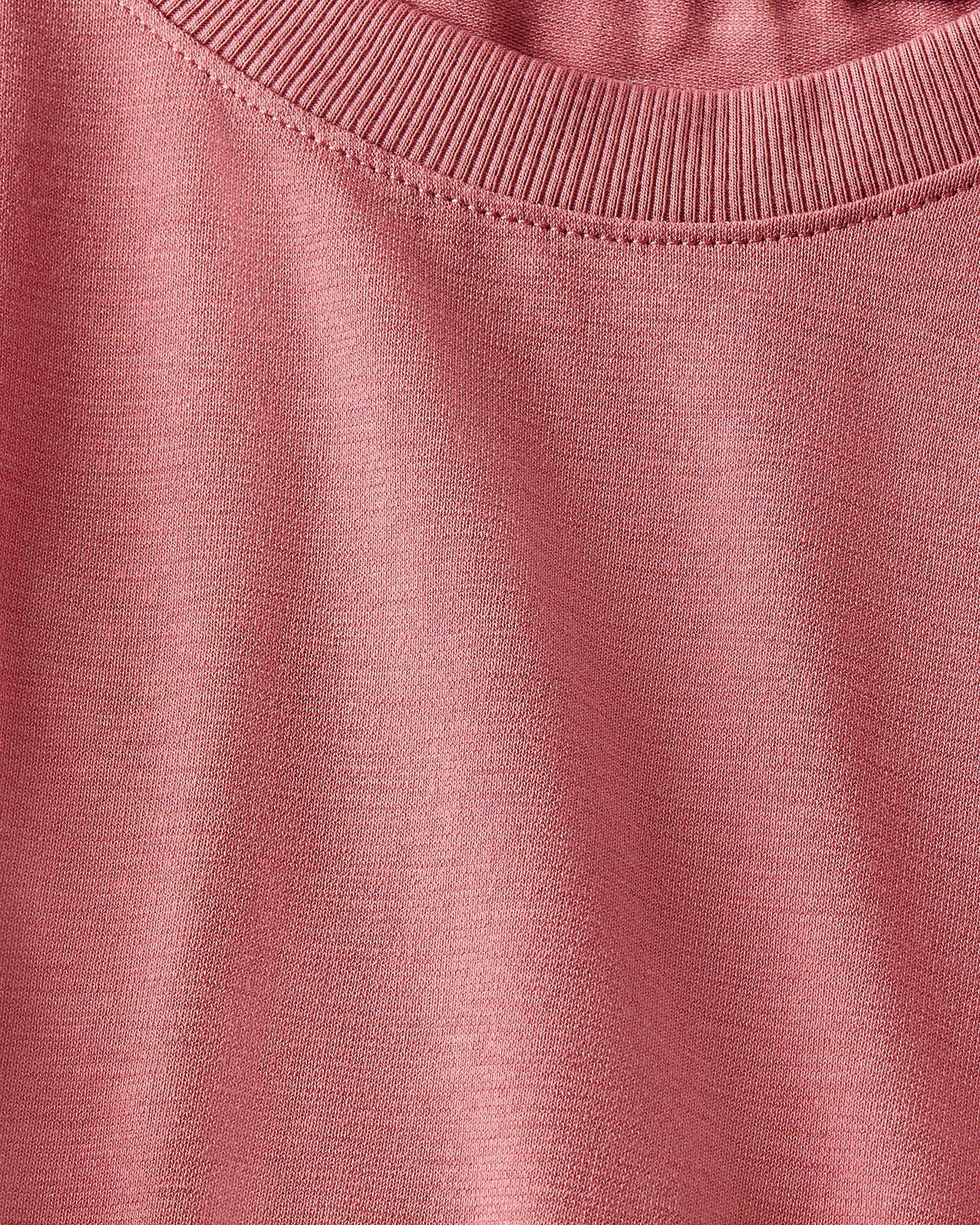 Nike Women's One Relaxed Dri-FIT Long Sleeve Top - PINK Thumbnail View 5