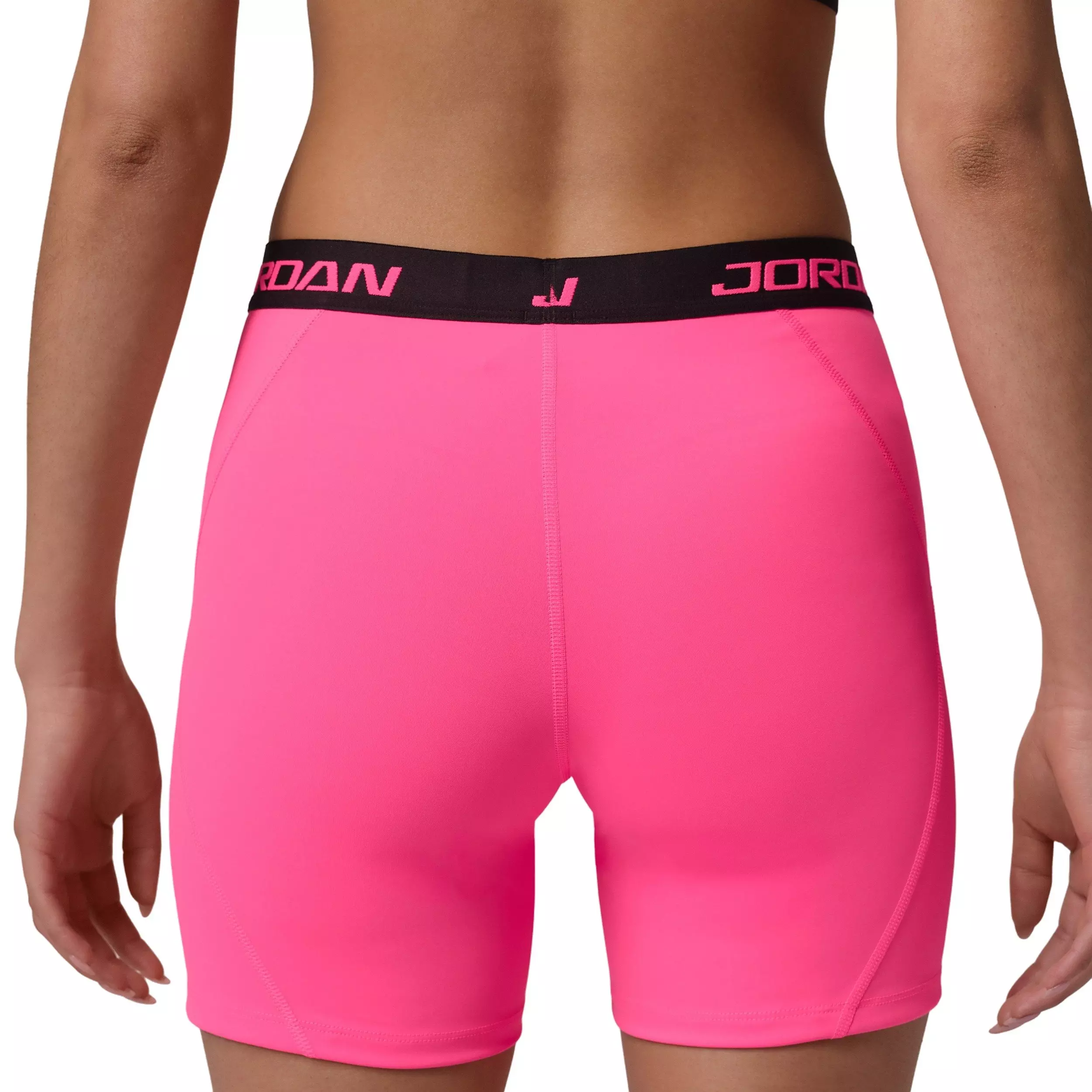 Jordan Women's Sport Essentials Dri-FIT High-Waisted 5" Shorts -Pink - PINK