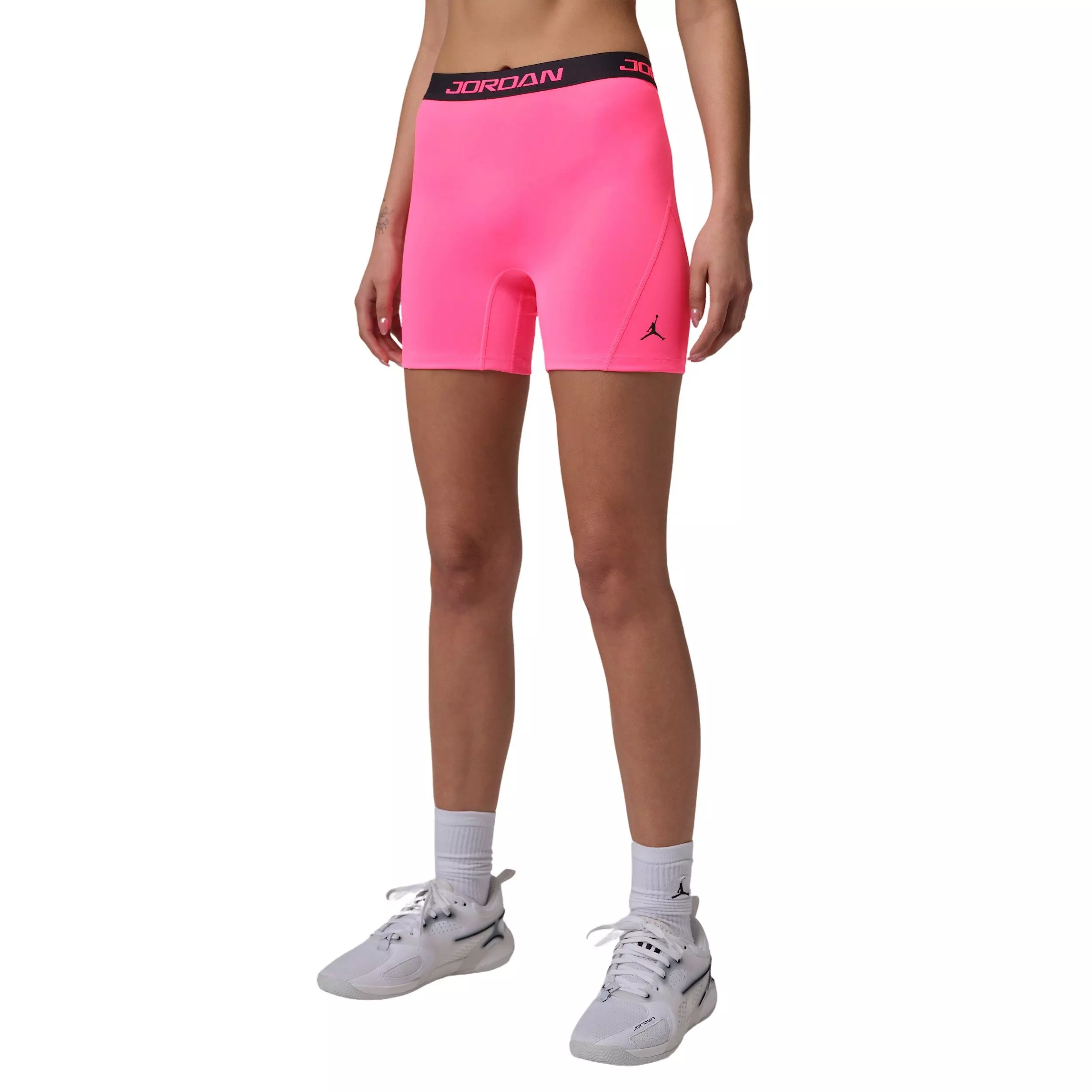 Jordan Women's Sport Essentials Dri-FIT High-Waisted 5" Shorts - Pink - PINK