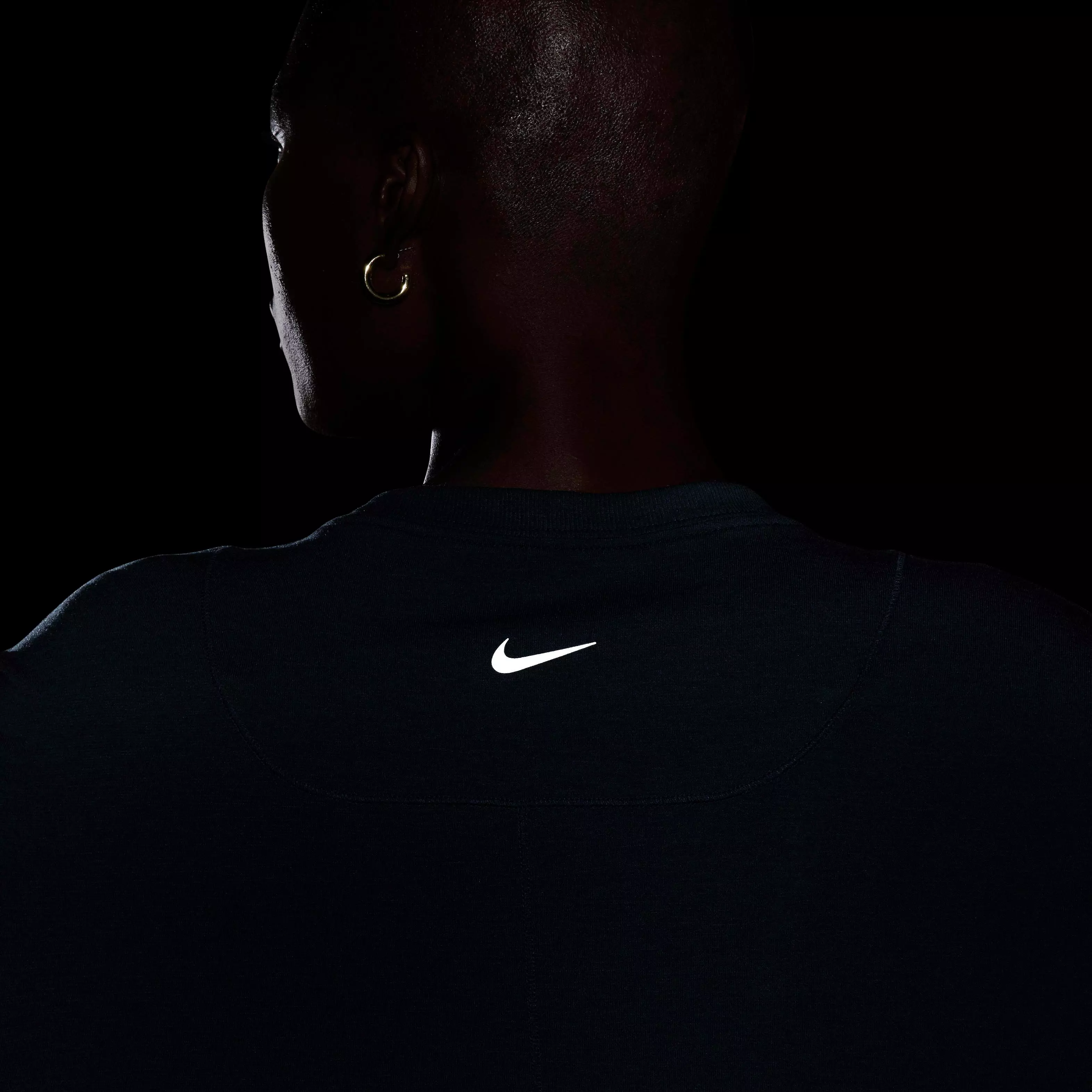 Nike Women's One Relaxed Dri-FIT Short Sleeve Top - DARK BLUE