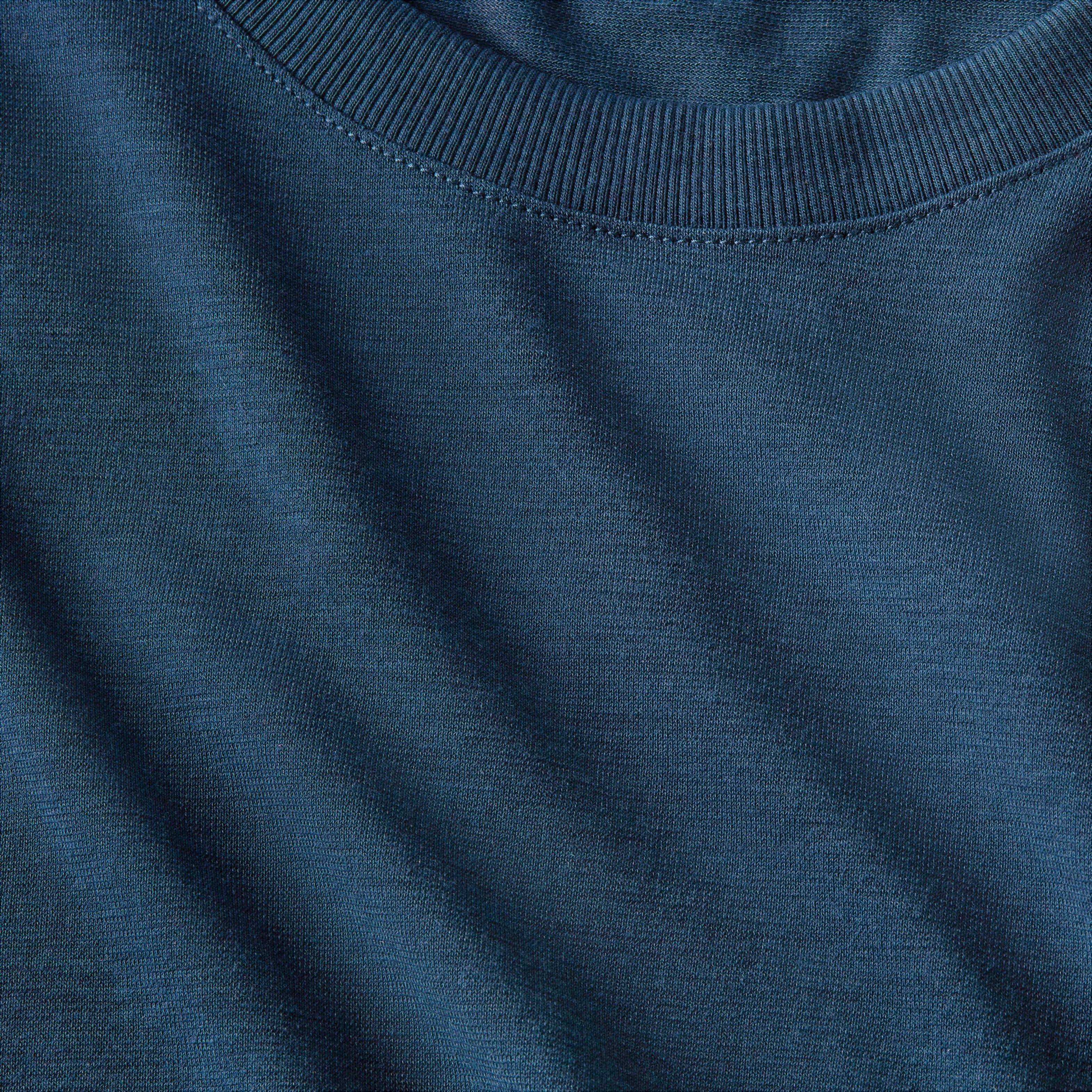 Nike Women's One Relaxed Dri-FIT Short Sleeve Top - DARK BLUE Thumbnail View 7