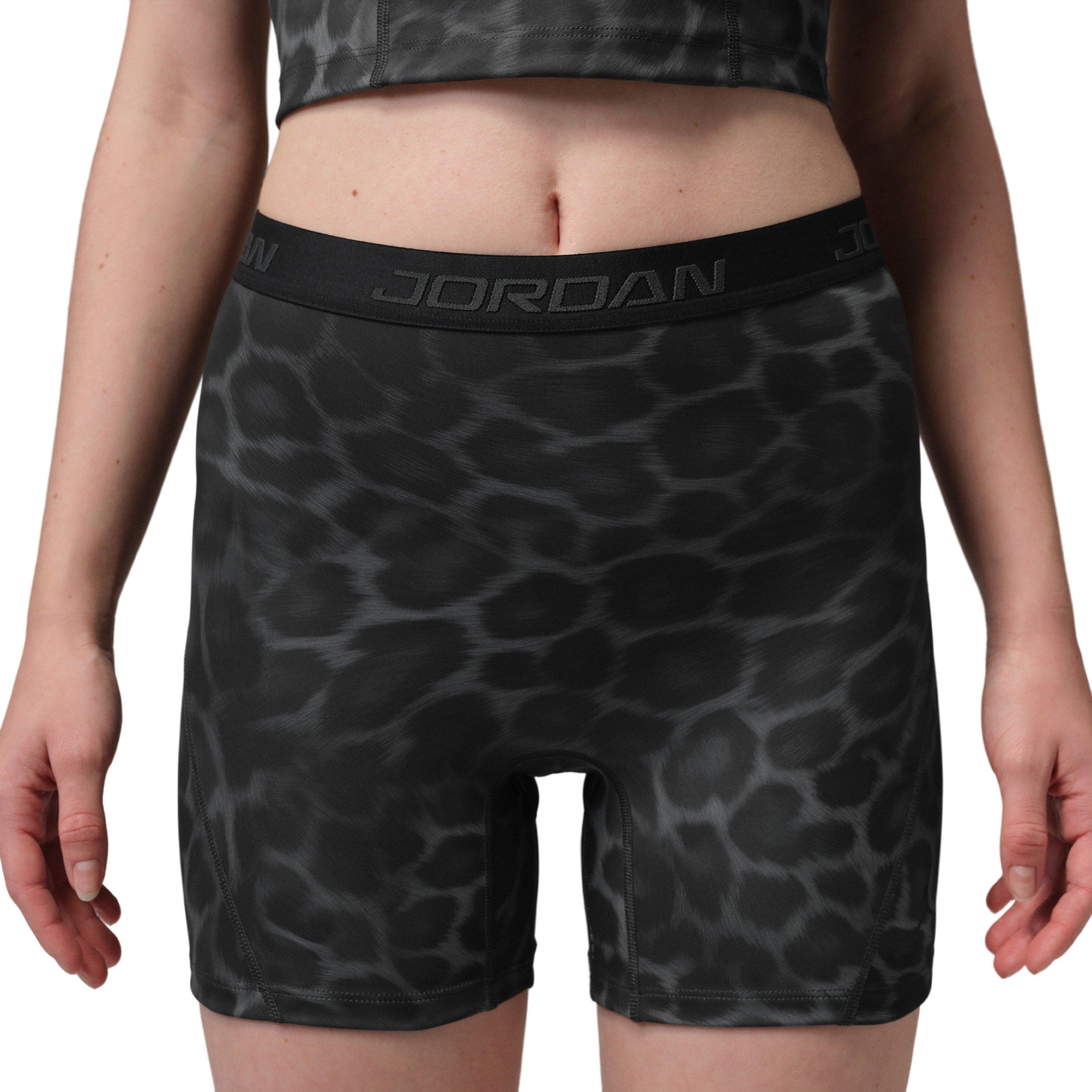 Jordan Women's Sport Dri-FIT High-Waisted 5" AOP Shorts -Black - BLACK Thumbnail View 1
