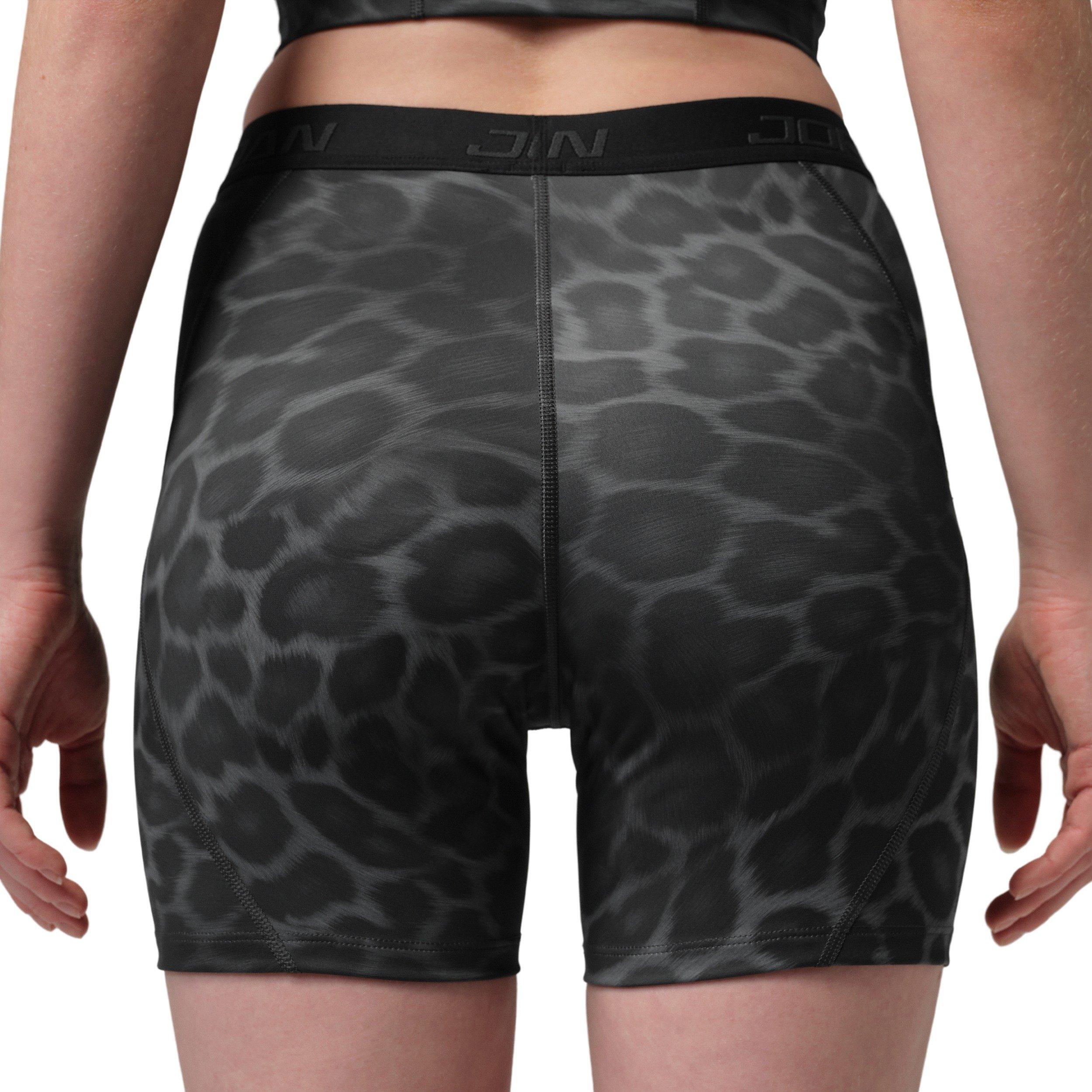 Jordan Women's Sport Dri-FIT High-Waisted 5" AOP Shorts - Black - BLACK Thumbnail View 2